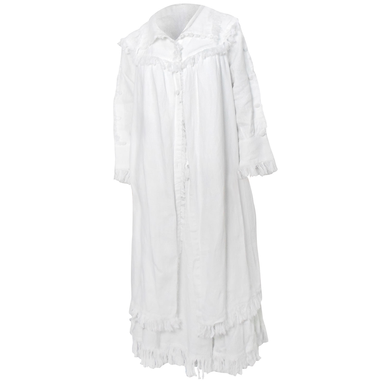 Women’s White Pammie Duster Medium Tunika