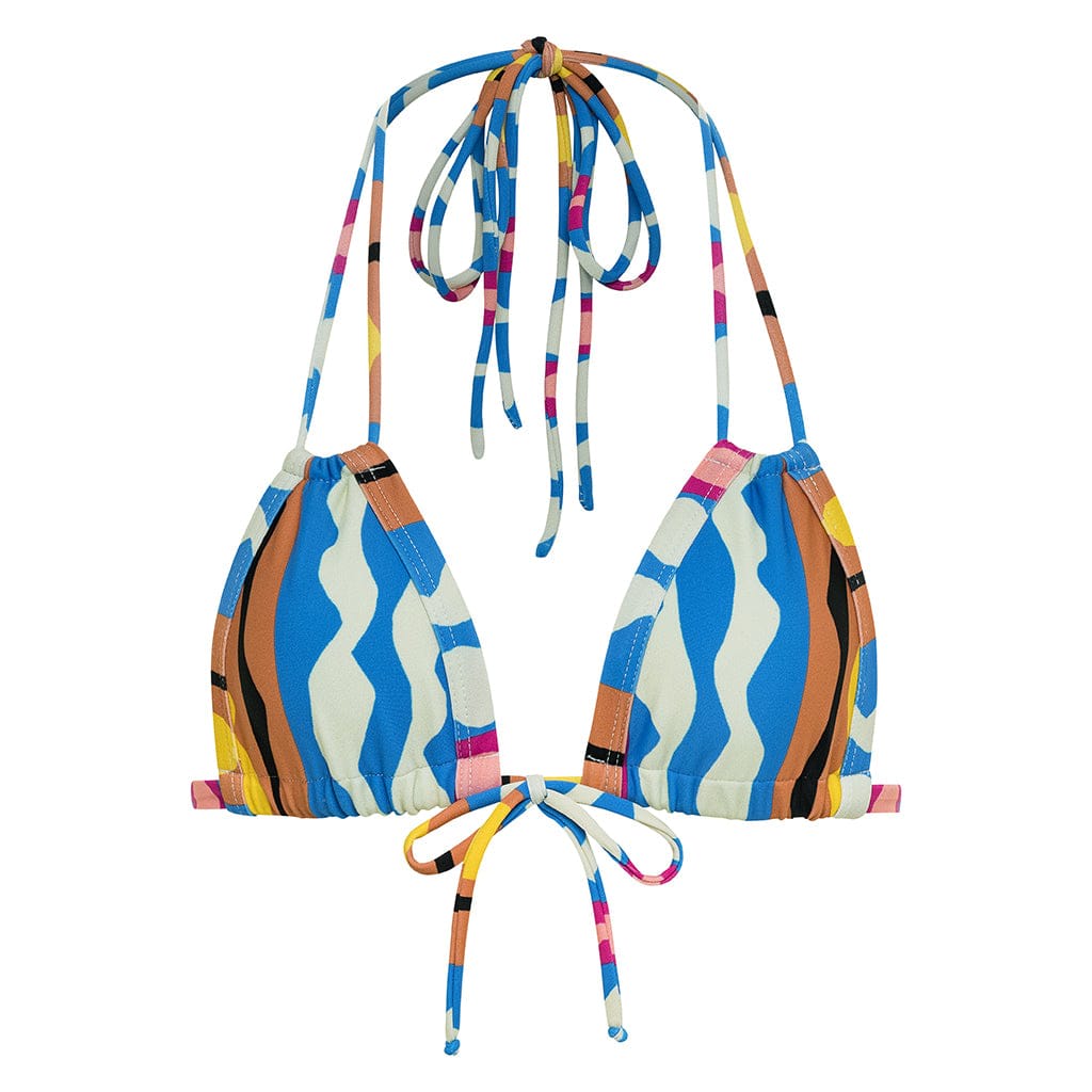 Women’s Abstract Euro Bow Bikini Top Small Montce Swim