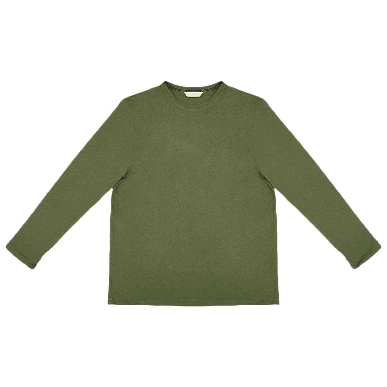 Men’s Classic Long Sleeve T-Shirt - Dark Green Large Chirimoya