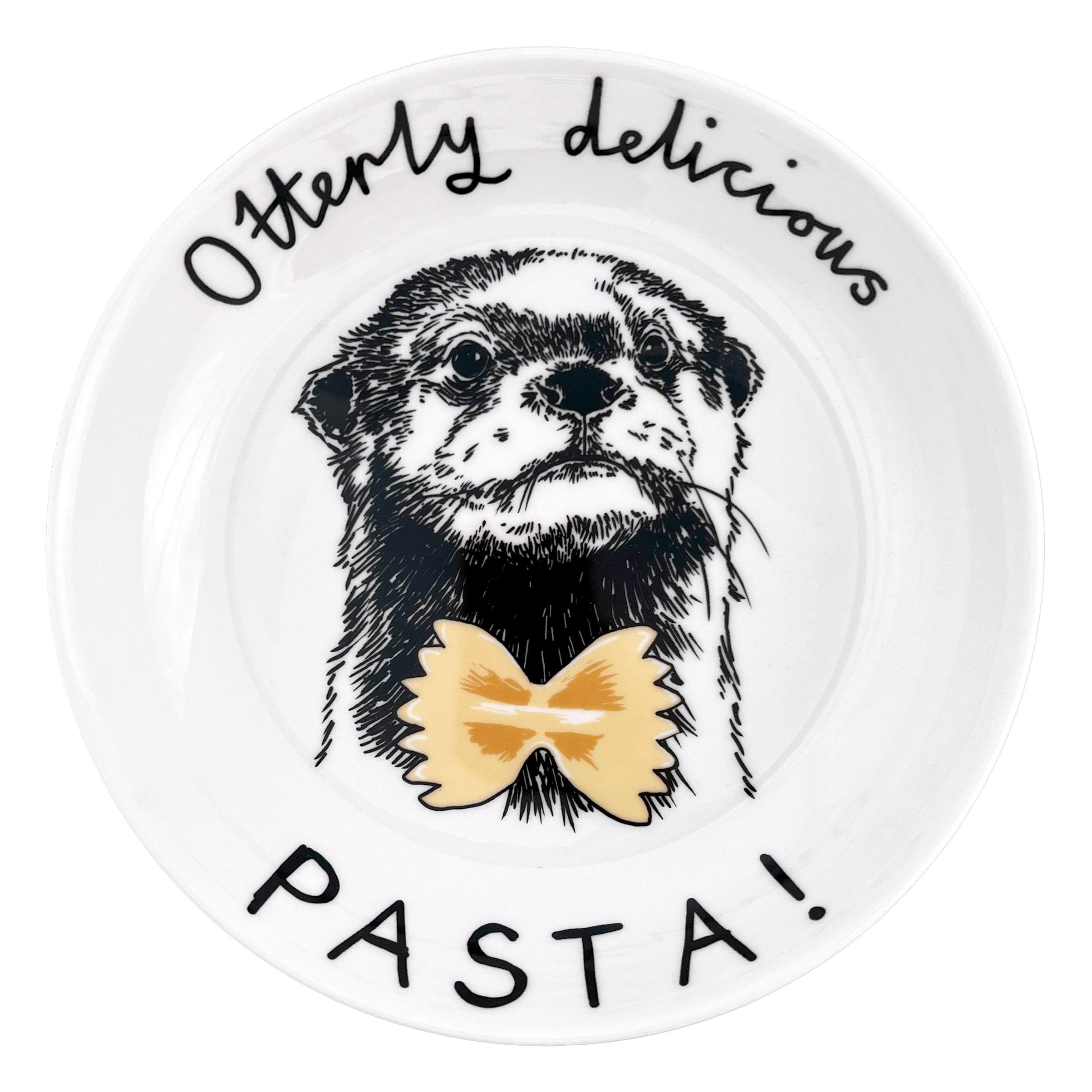 Jimbobart Otterly Delicious Pasta! Otter Pasta Bowl