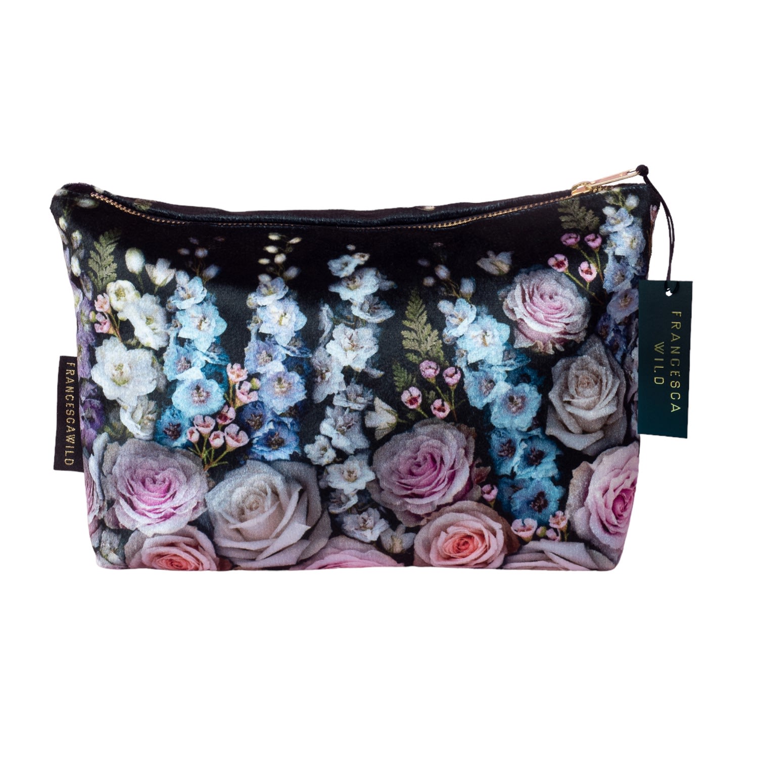 Women’s Delphinium Velvet Everyday Pouch Francesca Wild