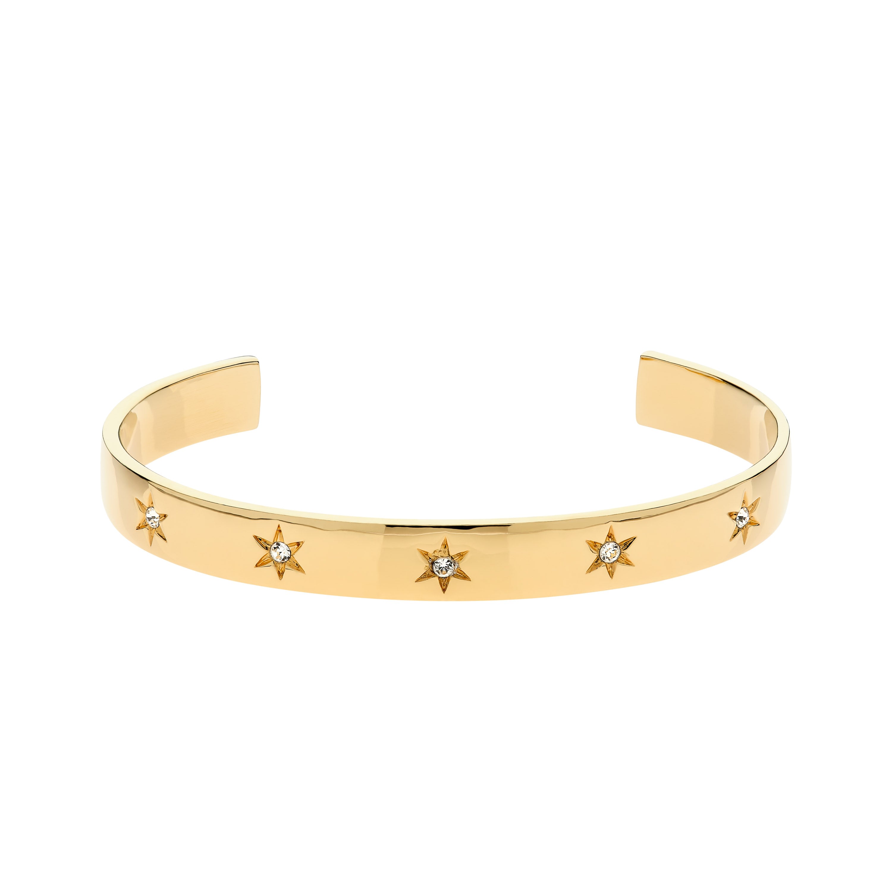 Emma Holland Jewellery Women's Gold & Crystal Star Cuff