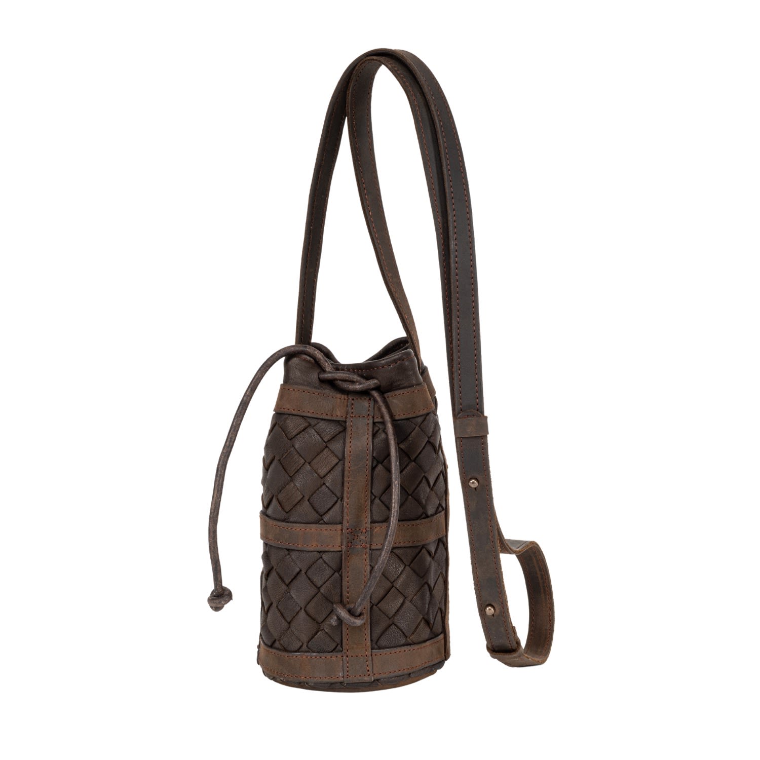 Deux Mains Women's Essential Bucket Bag Brown In Brown