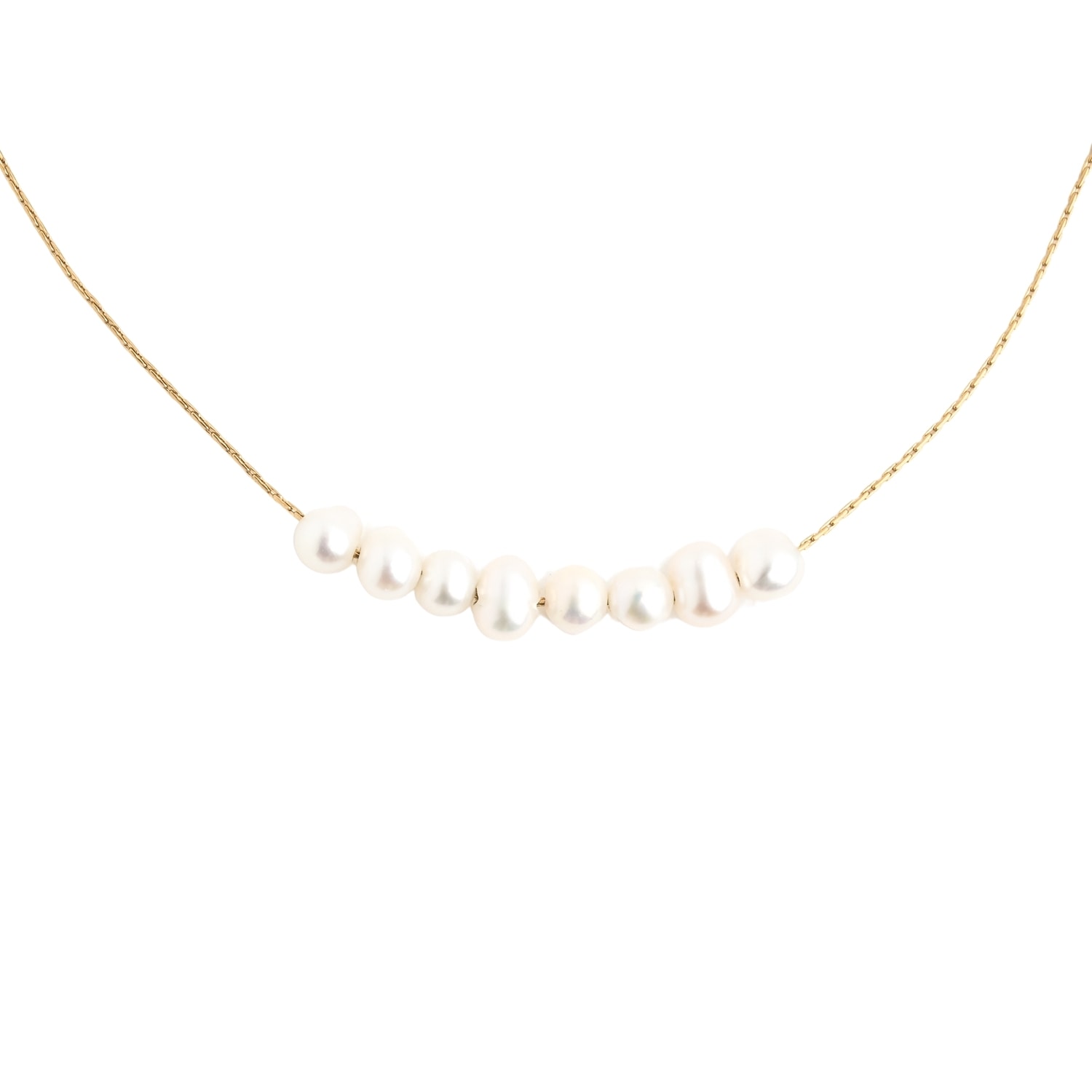 Starfish Project Women's Gold / White Harmony Pearl Cluster Necklace In Gold