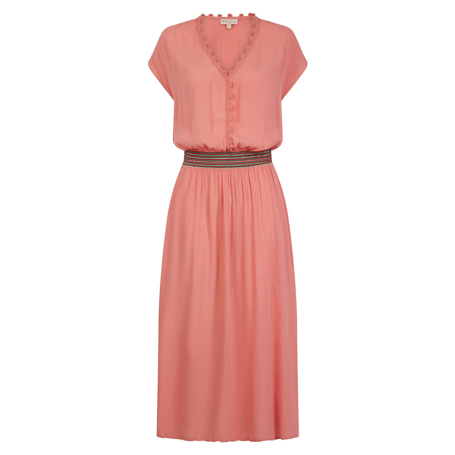 Nooki Design Women's Pink / Purple Cece Maxi Dress - Coral In Pink/purple