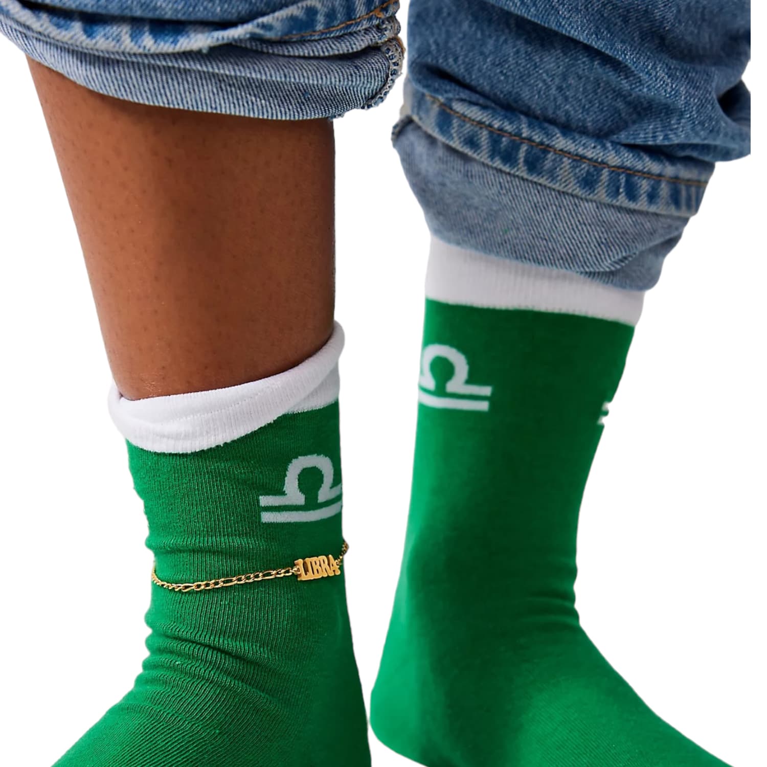 Libra Sock And Anklet Set High Heel Jungle by Kathryn Eisman
