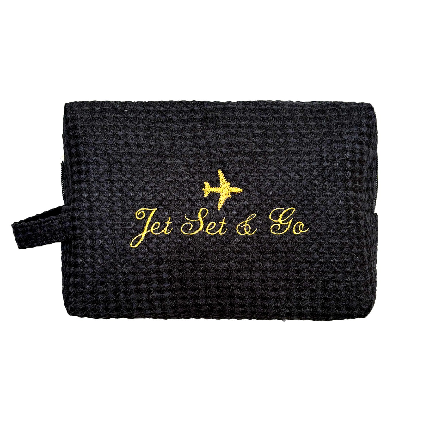 Lilly Loves Black Jet Set & Go Cosmetic Bag In Black