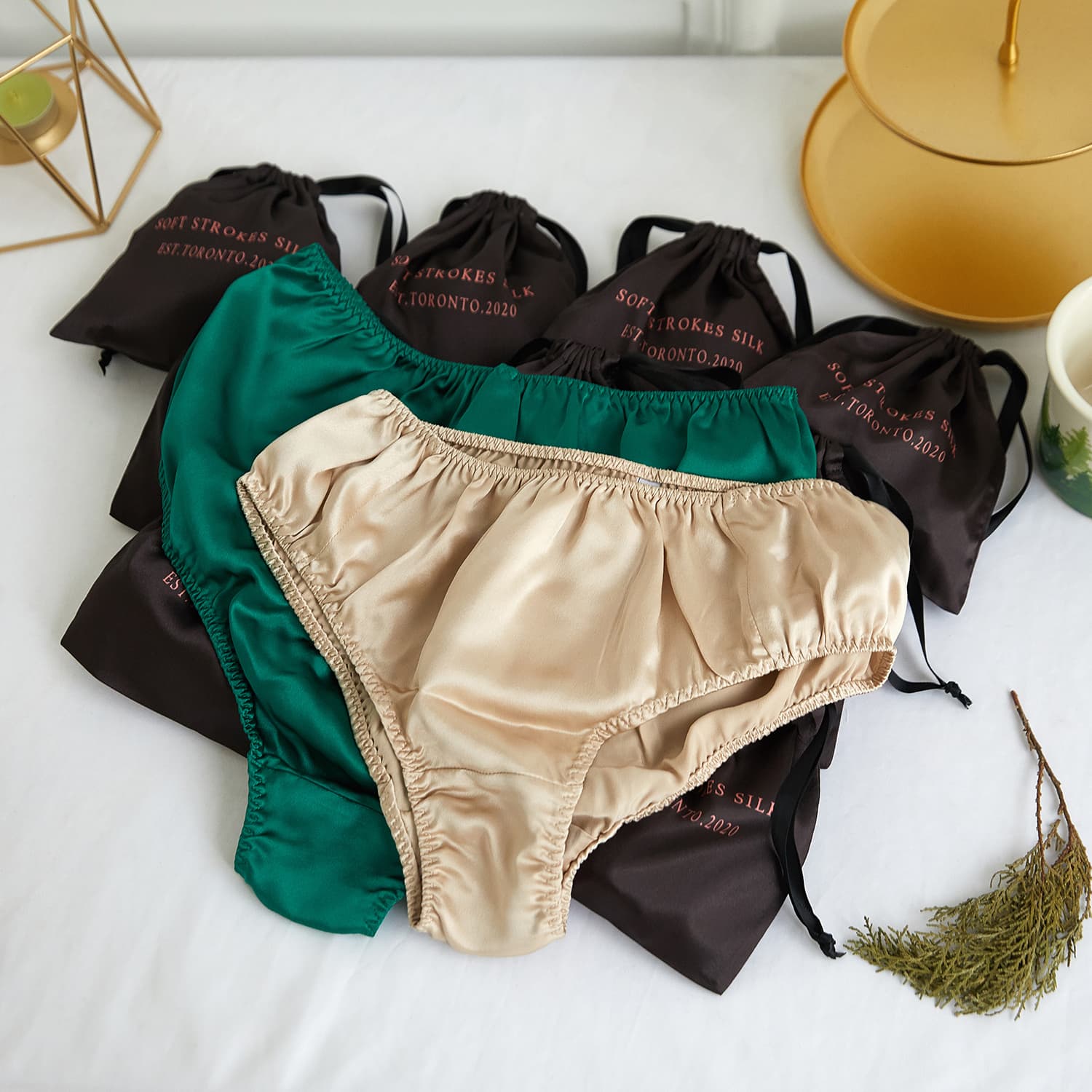 Luxury Lingerie Advent Calendar For Women With Twelve-Day Countdown Silk  Panties - Christmas Gift | Soft Strokes Silk | Wolf & Badger