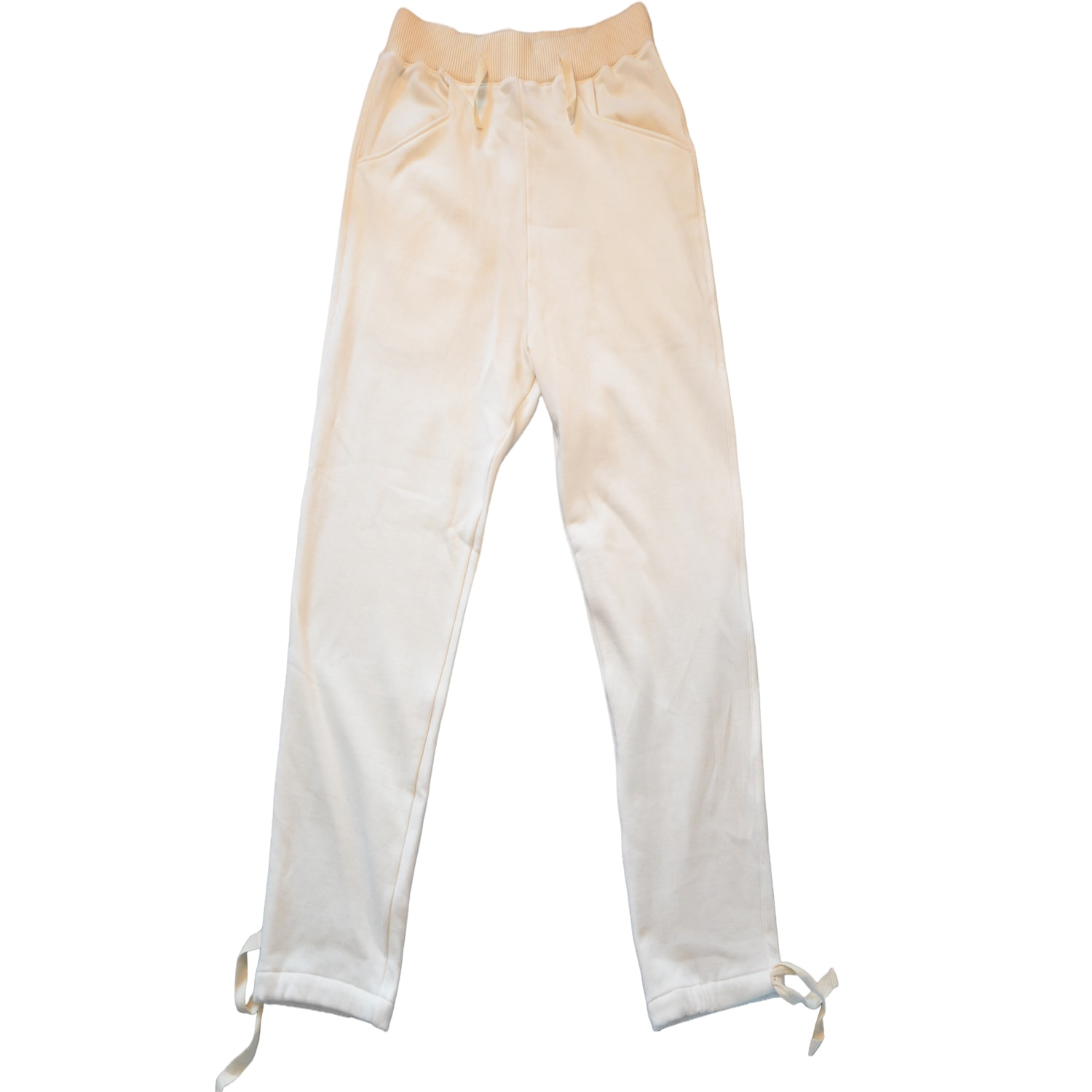 Men’s Neutrals Relaxed Fit Fleece Joggers In Cream Small Mantle 2020