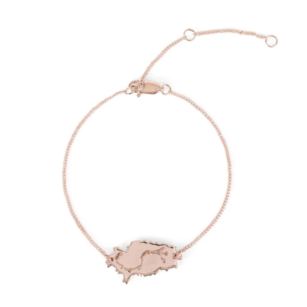 Women’s Ibiza Constellation Rose Gold Vermeil Bracelet Charlotte’s Web Jewellery