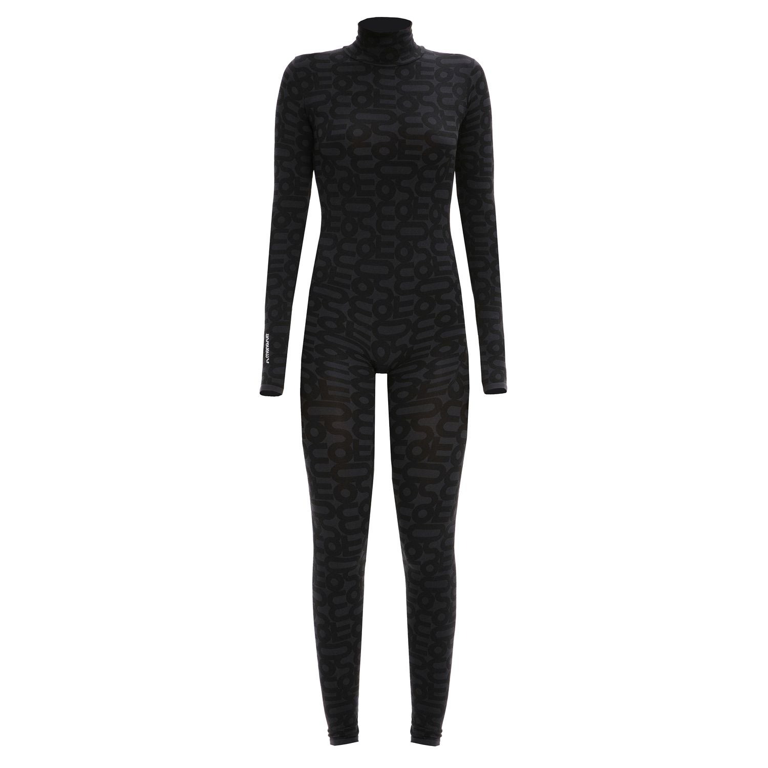 Monosuit Eco Monoskin Seamless Bodysuit In Black