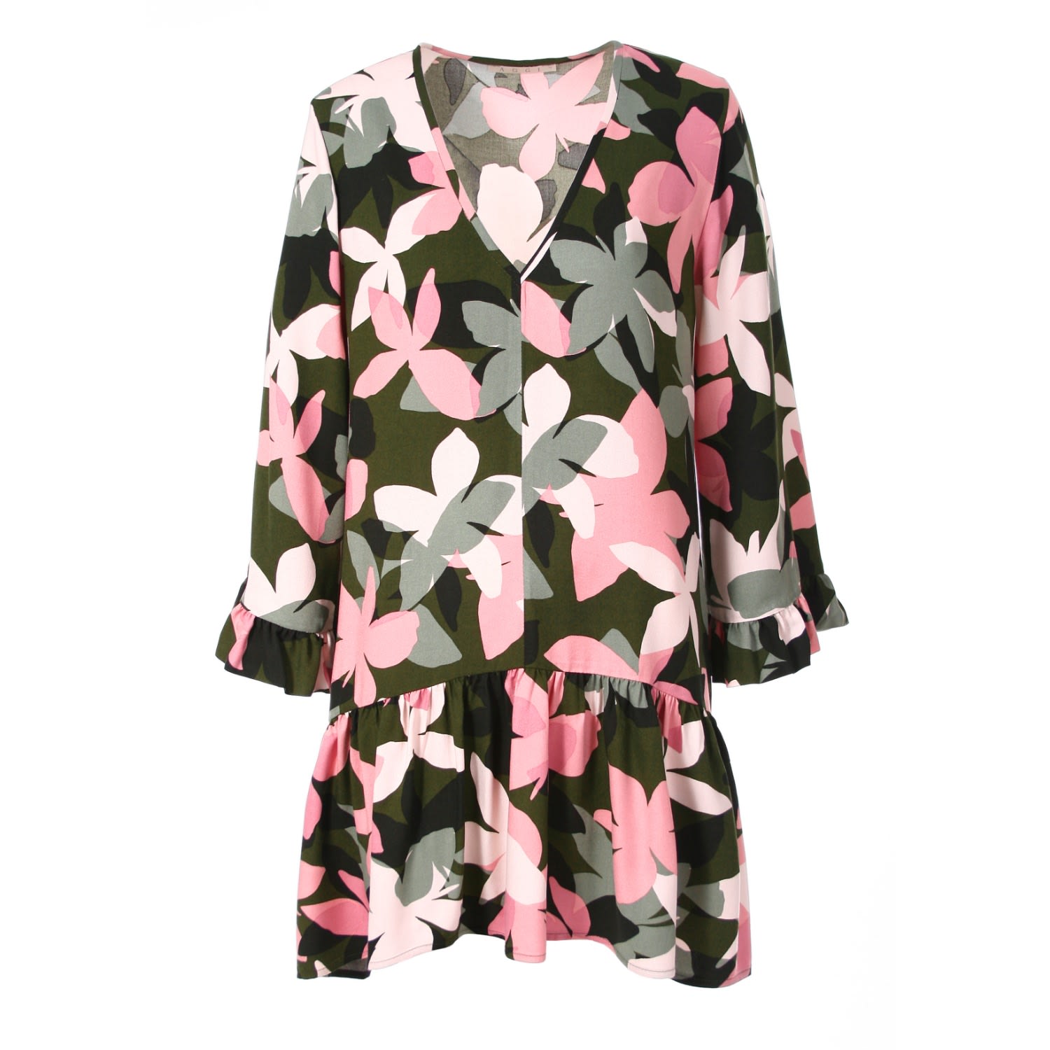 Women’s Abby Floral Mash Dress Xxs Vikiglow