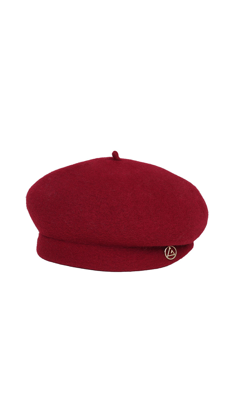 Women's Red Basel Beret Burgundy | 58Cm | Le Trap