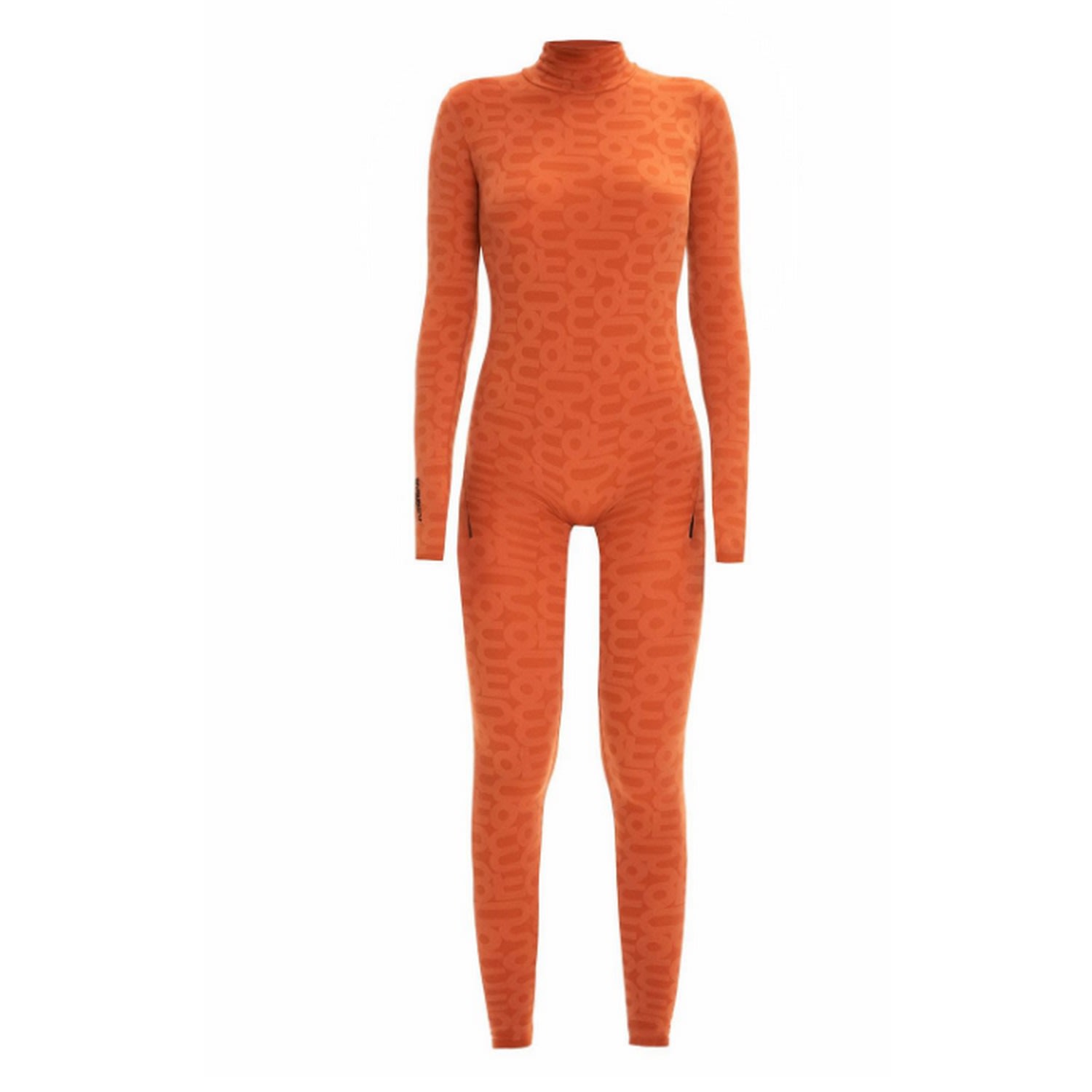 Monosuit Orange Bodysuit Long Sleeve Eco Monoskin In Yellow/orange
