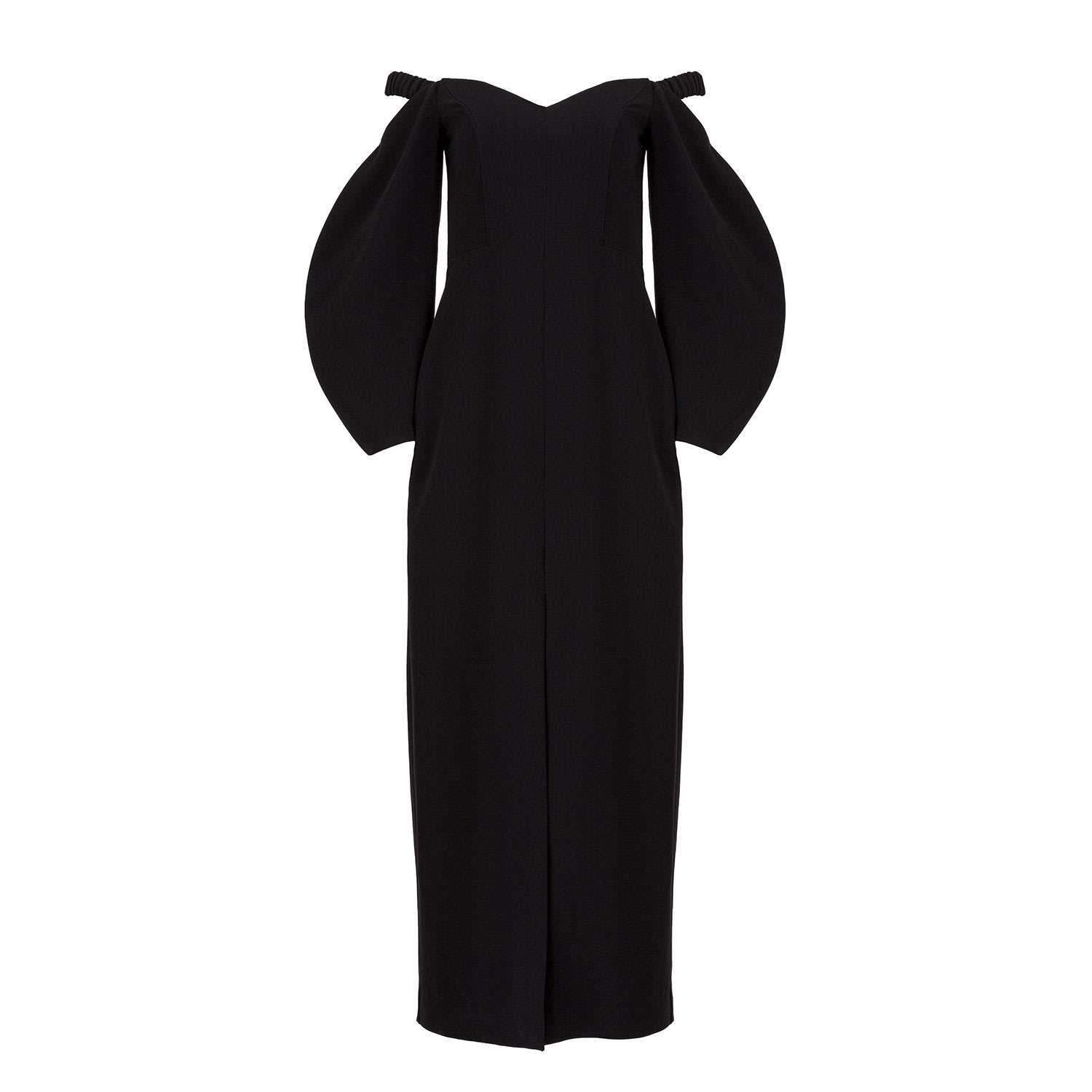 Moos Studio Women's Black Tulip Dress In Black
