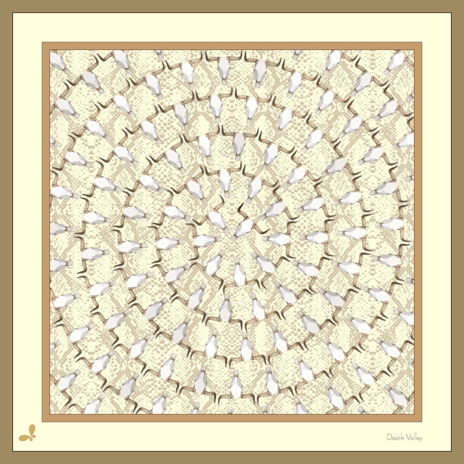 Henelle Women's Death Valley Silk Bandana