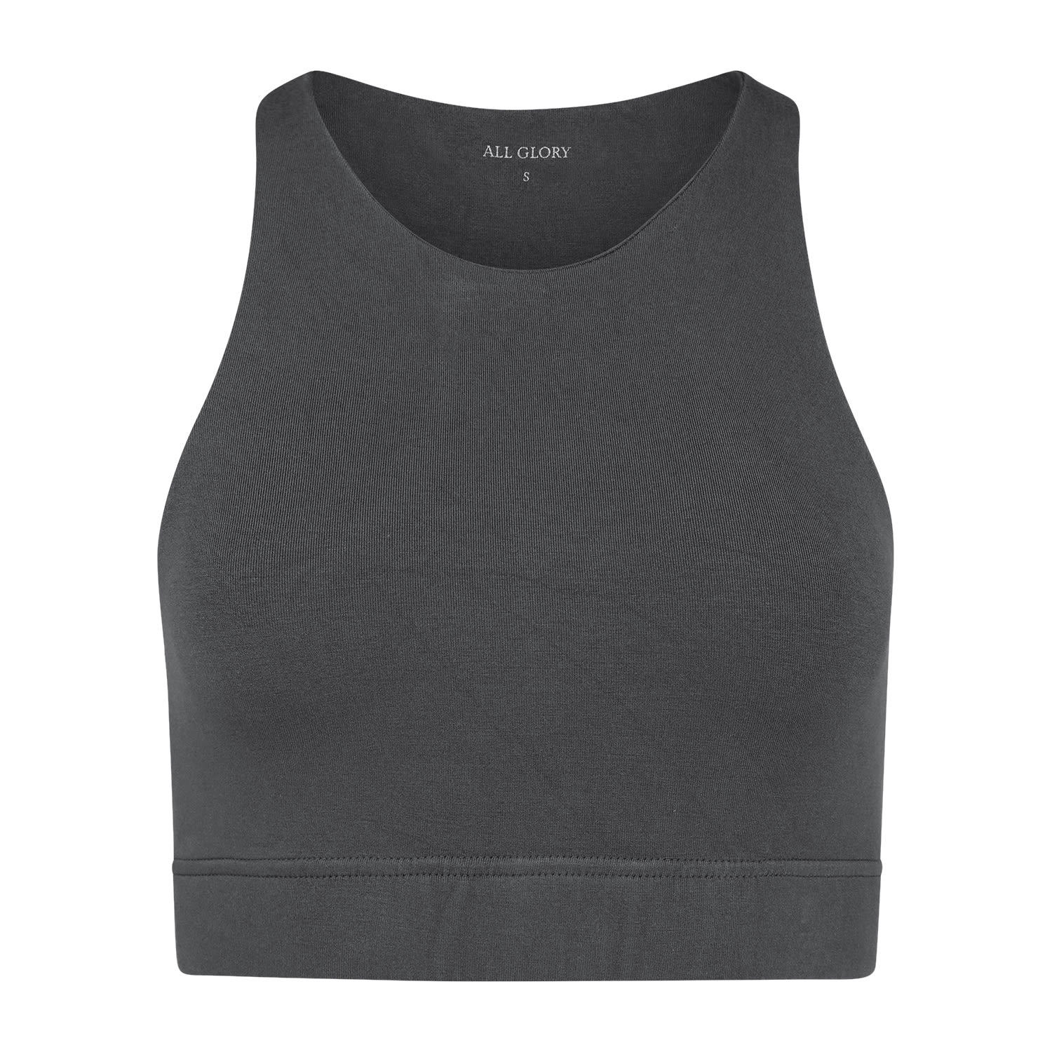 All Glory Women's Grey The Racer - Charcoal In Black
