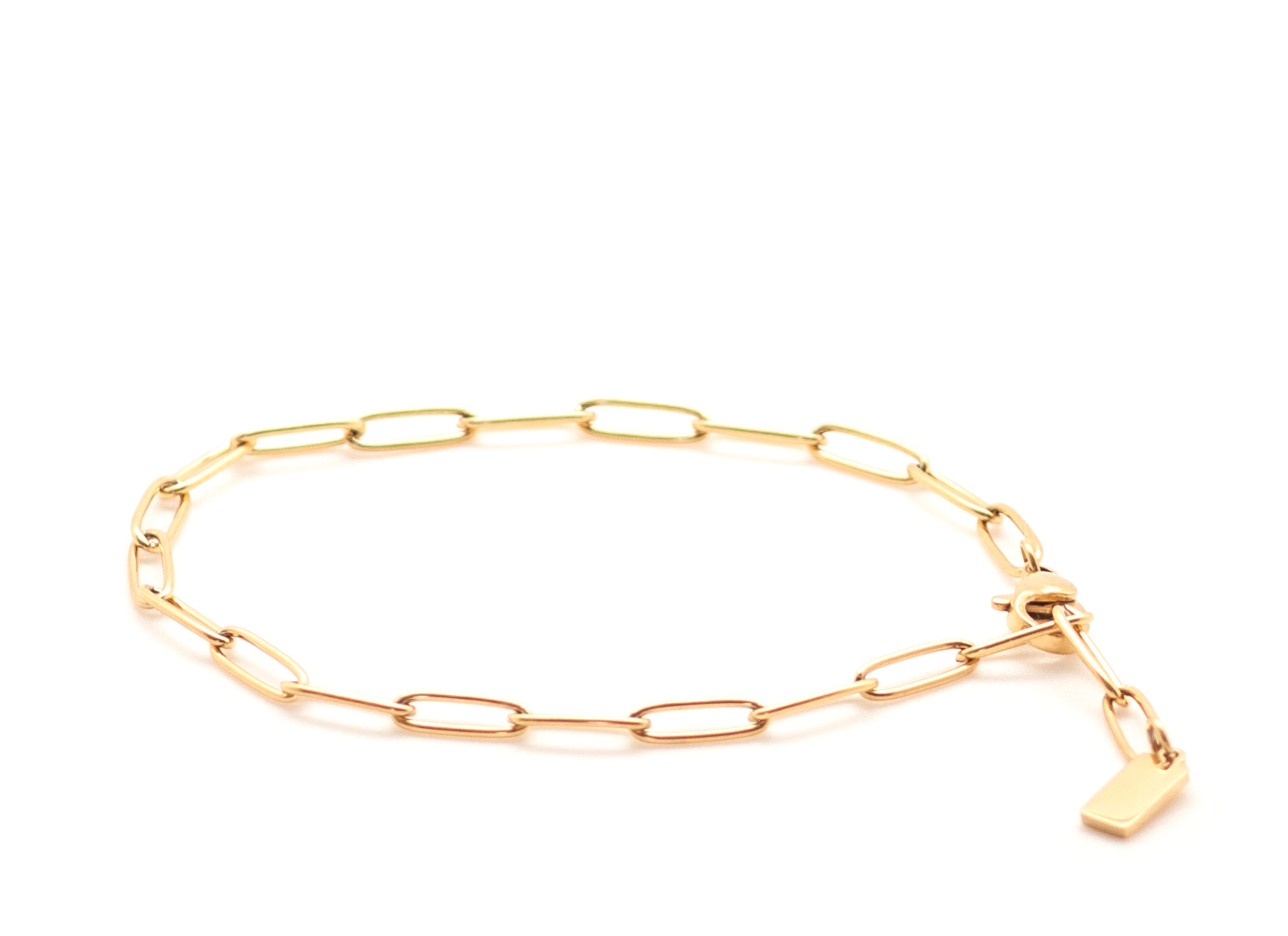 Salty Cali Women's Gold Paperclip Bracelet ~ Salty Babes