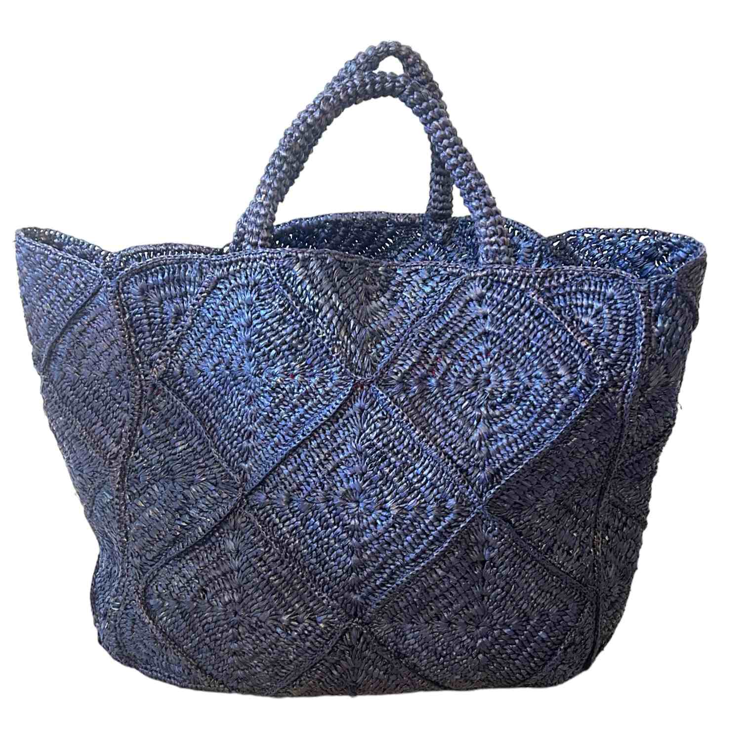 Women’s Nico- Navy Blue Tote Bag One Size Zanatany Concepts