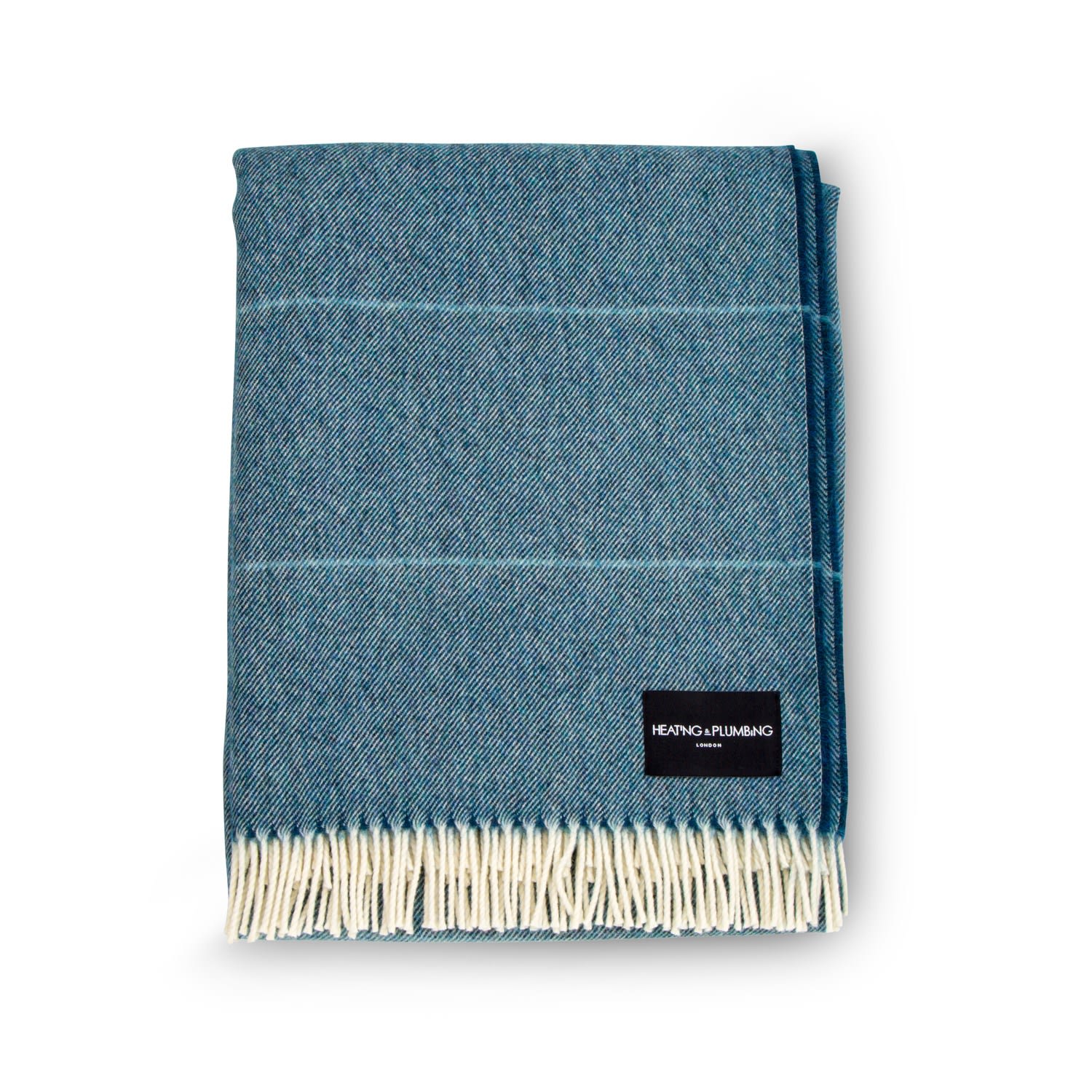 Heating & Plumbing London Wonderland - Alpaca & Merino Lambswool Blanket - Blue In Blue