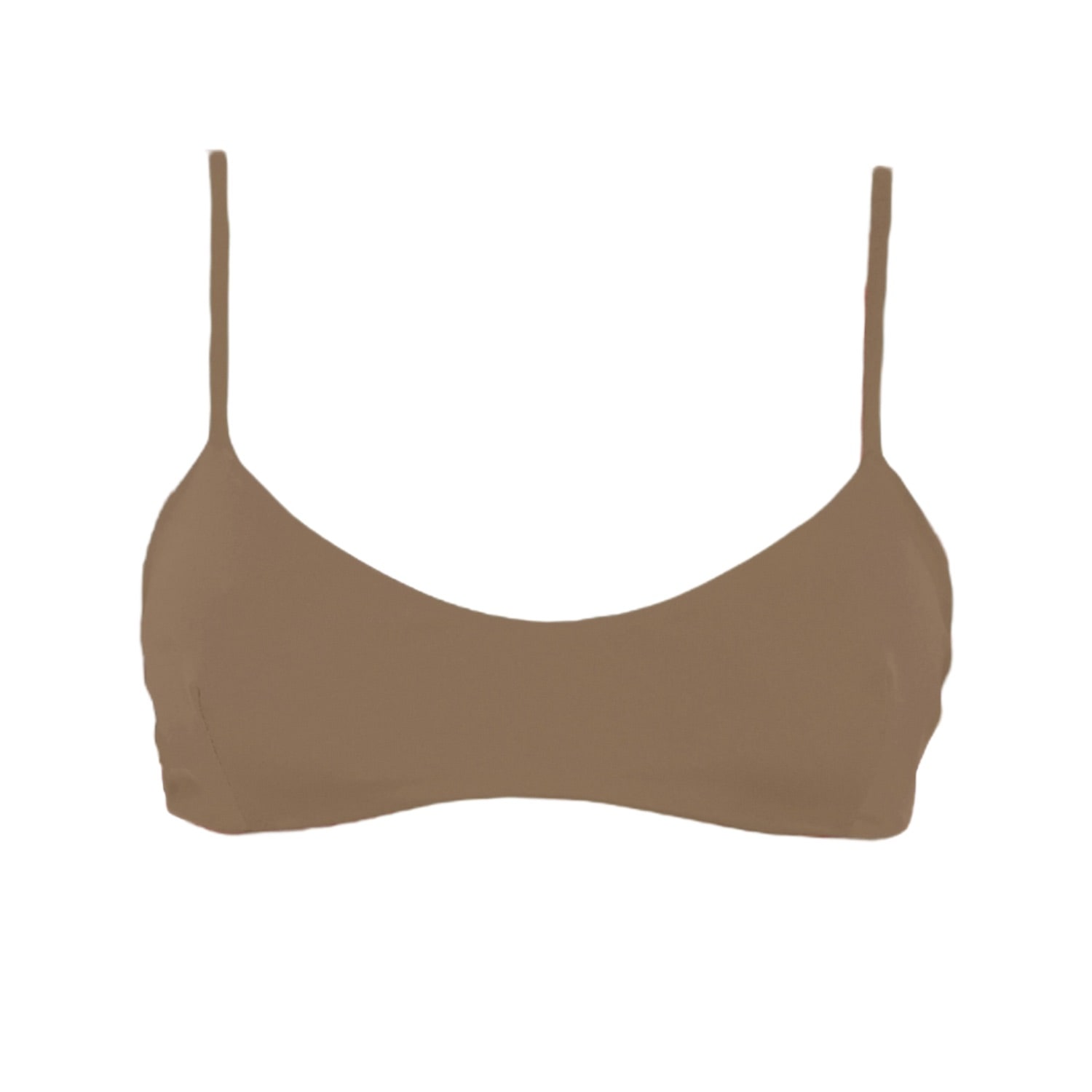 Rêve De Rive Women's Monet Pecan Brown Bikini Top In Brown