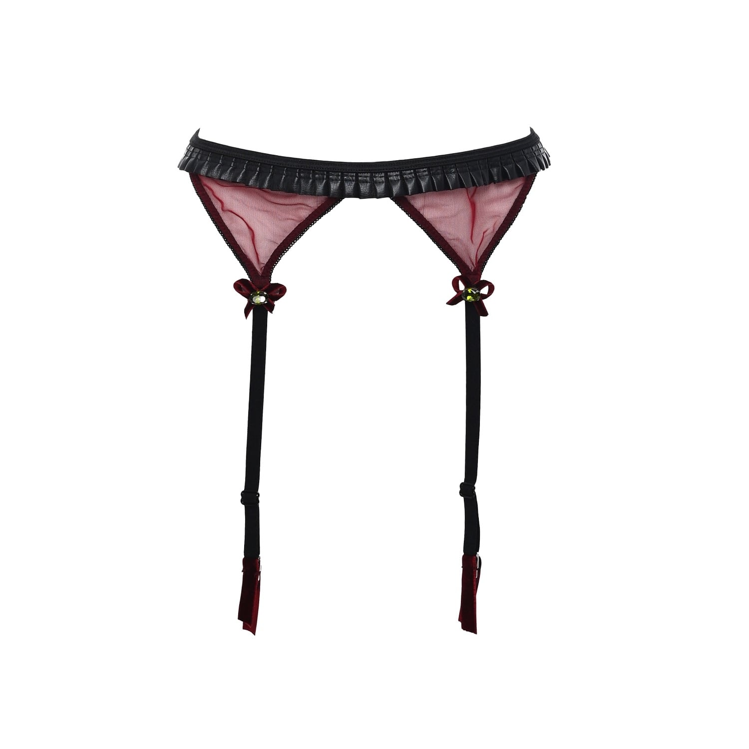 Odette Ancel Women's Red Ophelia Suspenders