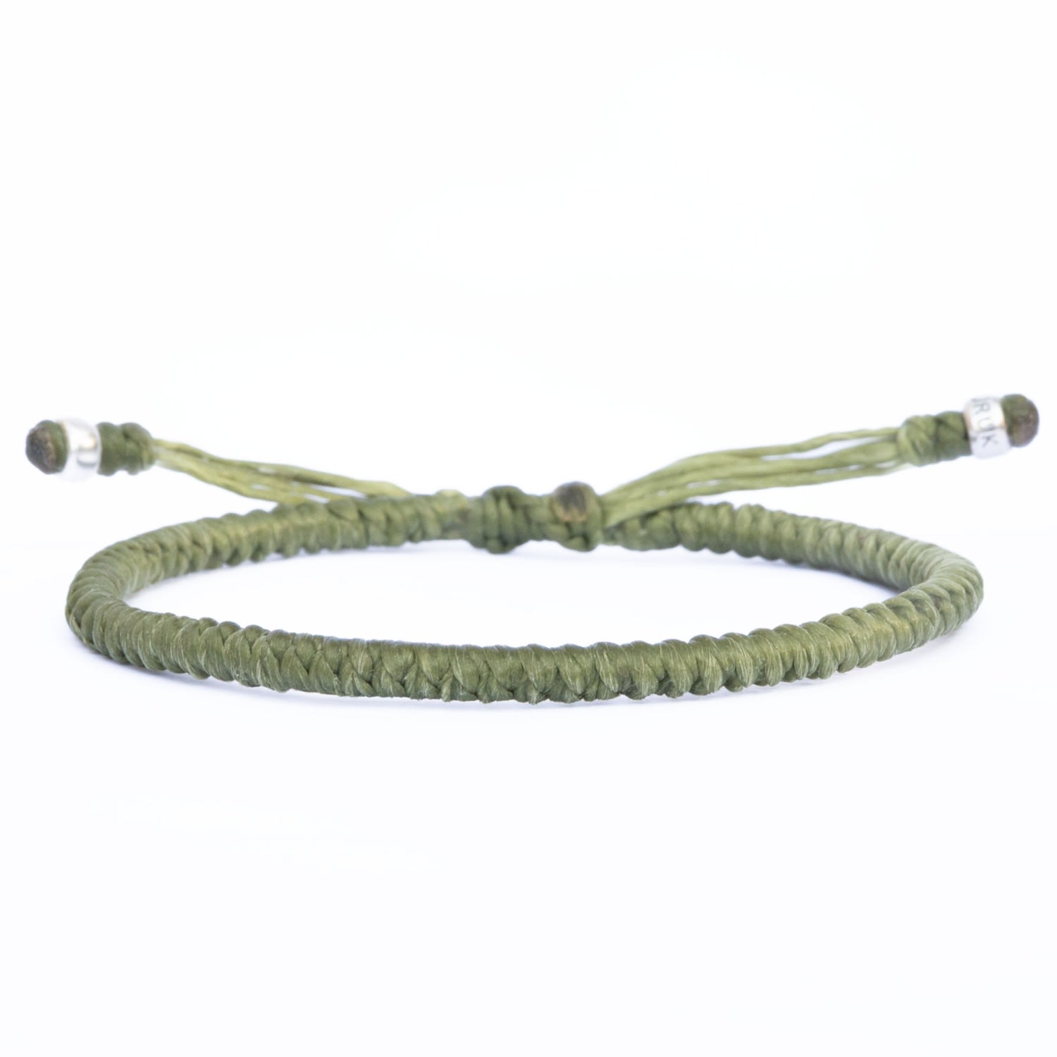 Harbour Uk Bracelets Green Waxed String Bracelet For Men - Sportsman