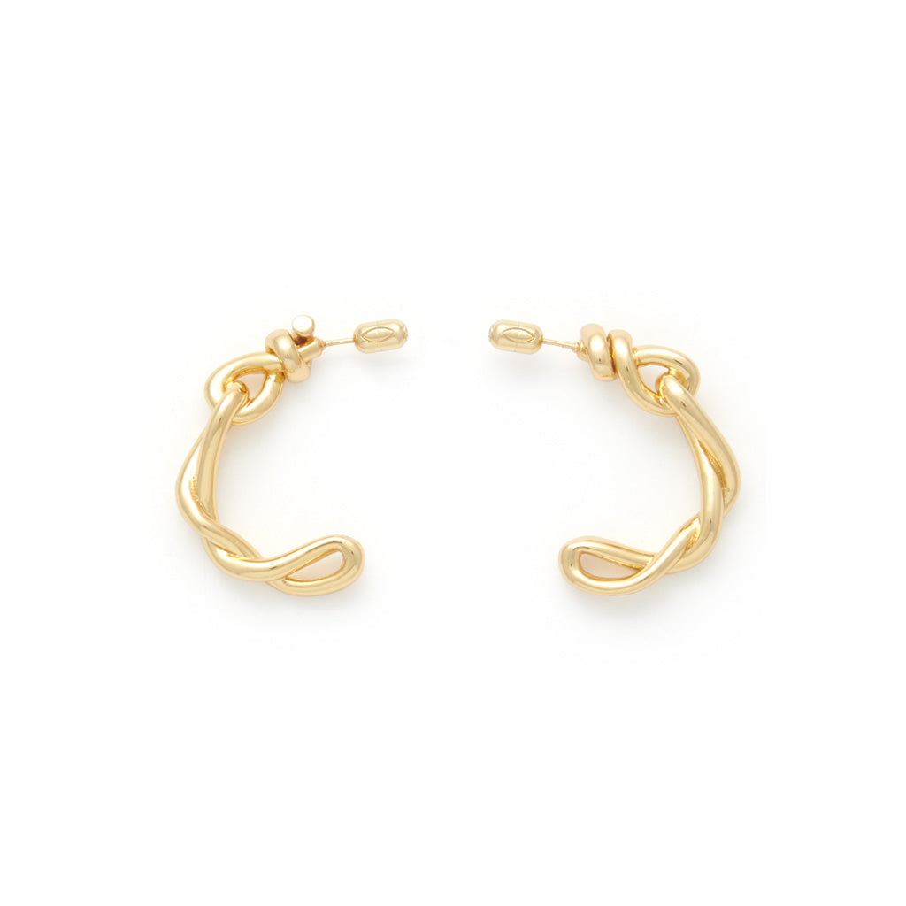 Women’s Egyptian Knot Hoops - Gold Capsule Eleven