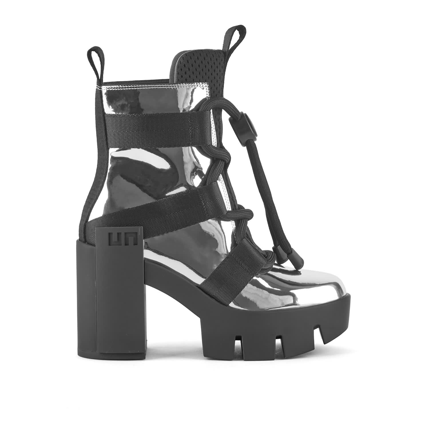 United Nude Women's Black / Silver Grip Nomad Mid Ii - Silver In Multi