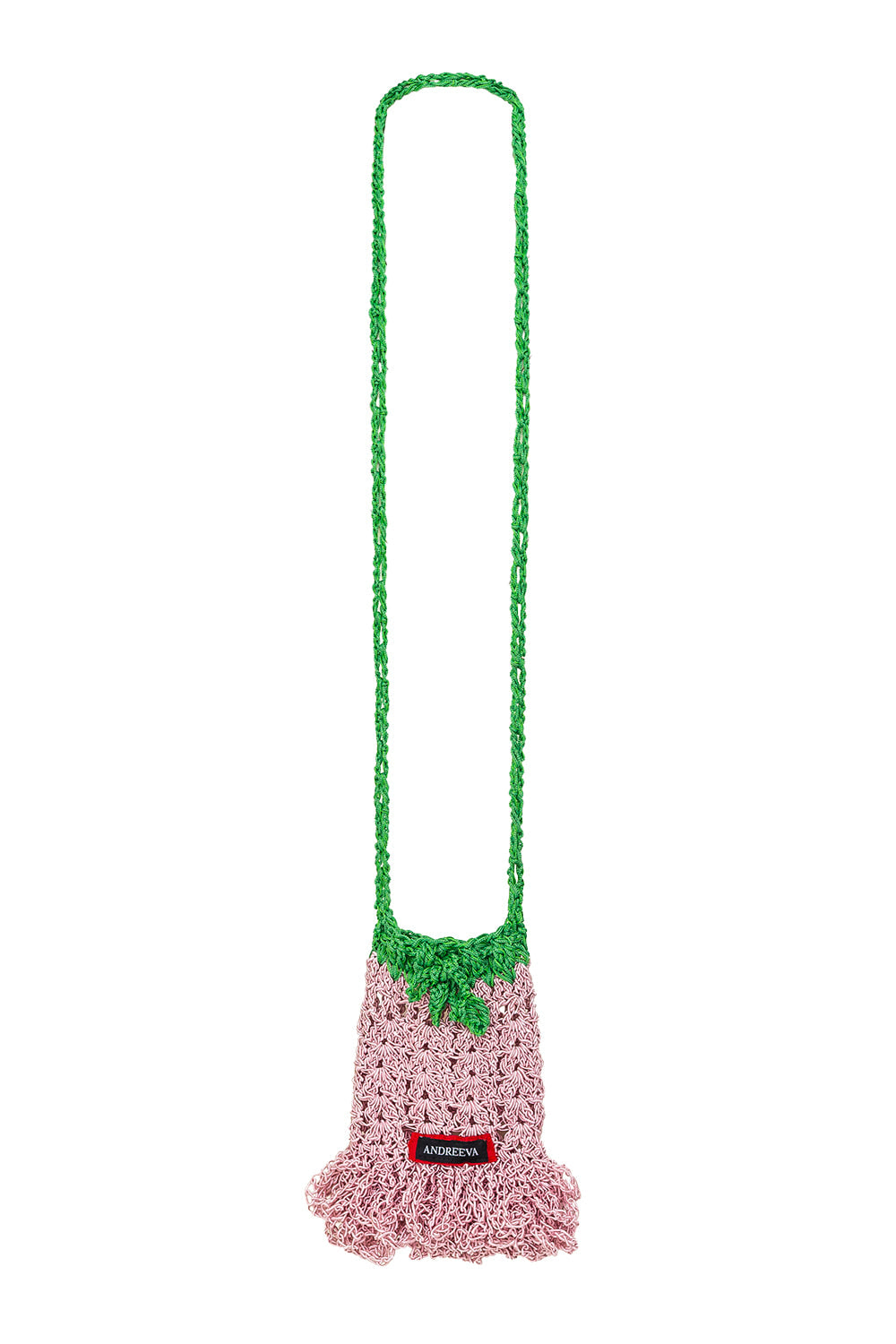 Andreeva Women's Lily Handmade Crochet Mini Bucket Bag