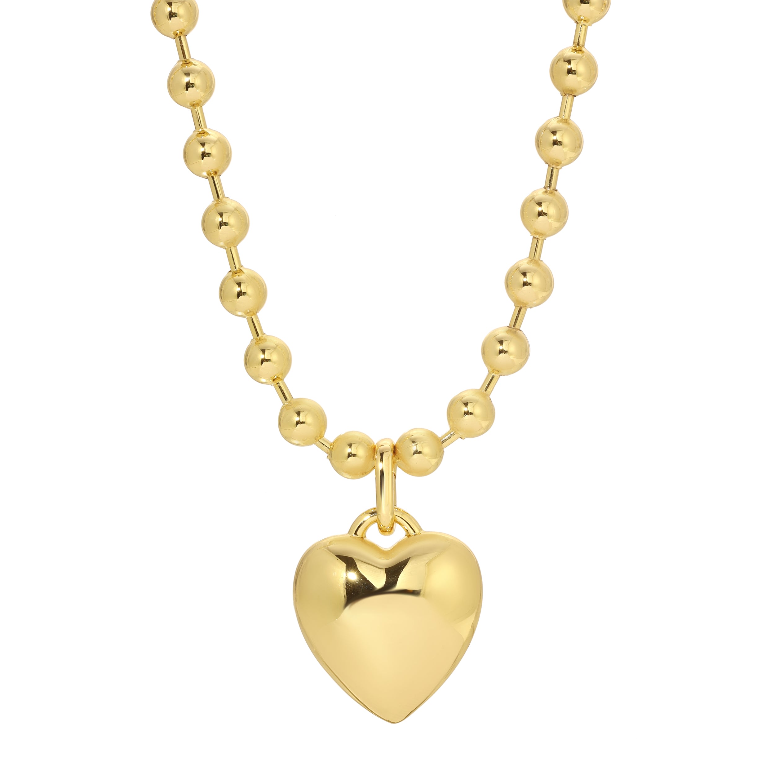 Women’s Leeada X Officially Quigley Capsule - That’s So Goode Heart Necklace - Gold Leeada Jewelry