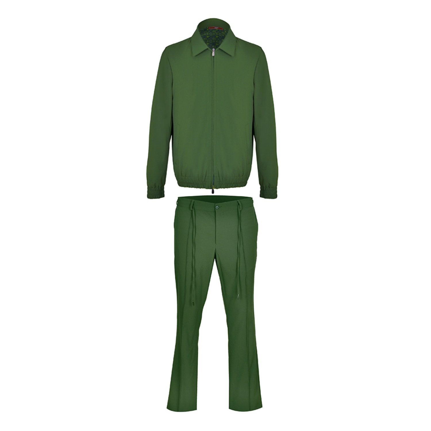 David Wej Men's Marcelo Relaxed Jacket Set - Green In Green