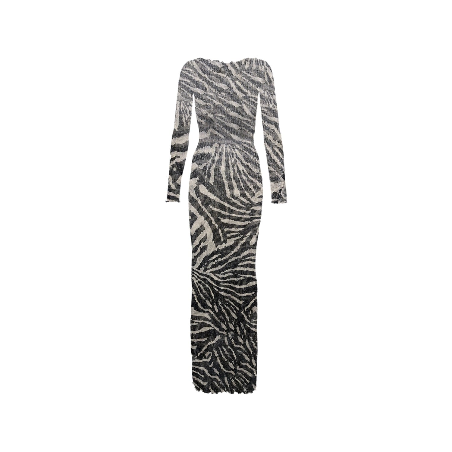 Junie Women's Black / Silver Kiki Dress - Zebra Glitter In Multi