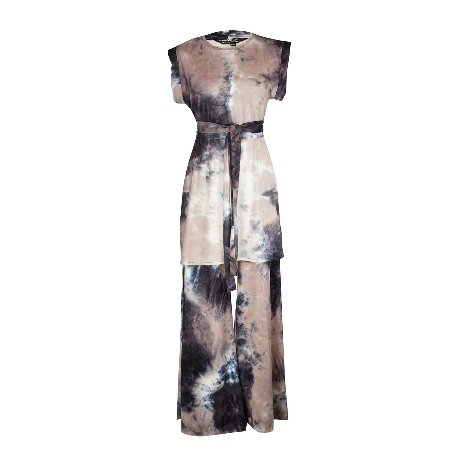 Jennafer Grace Women's Derecho Tiedye Tunic & Palazzo Pant Set