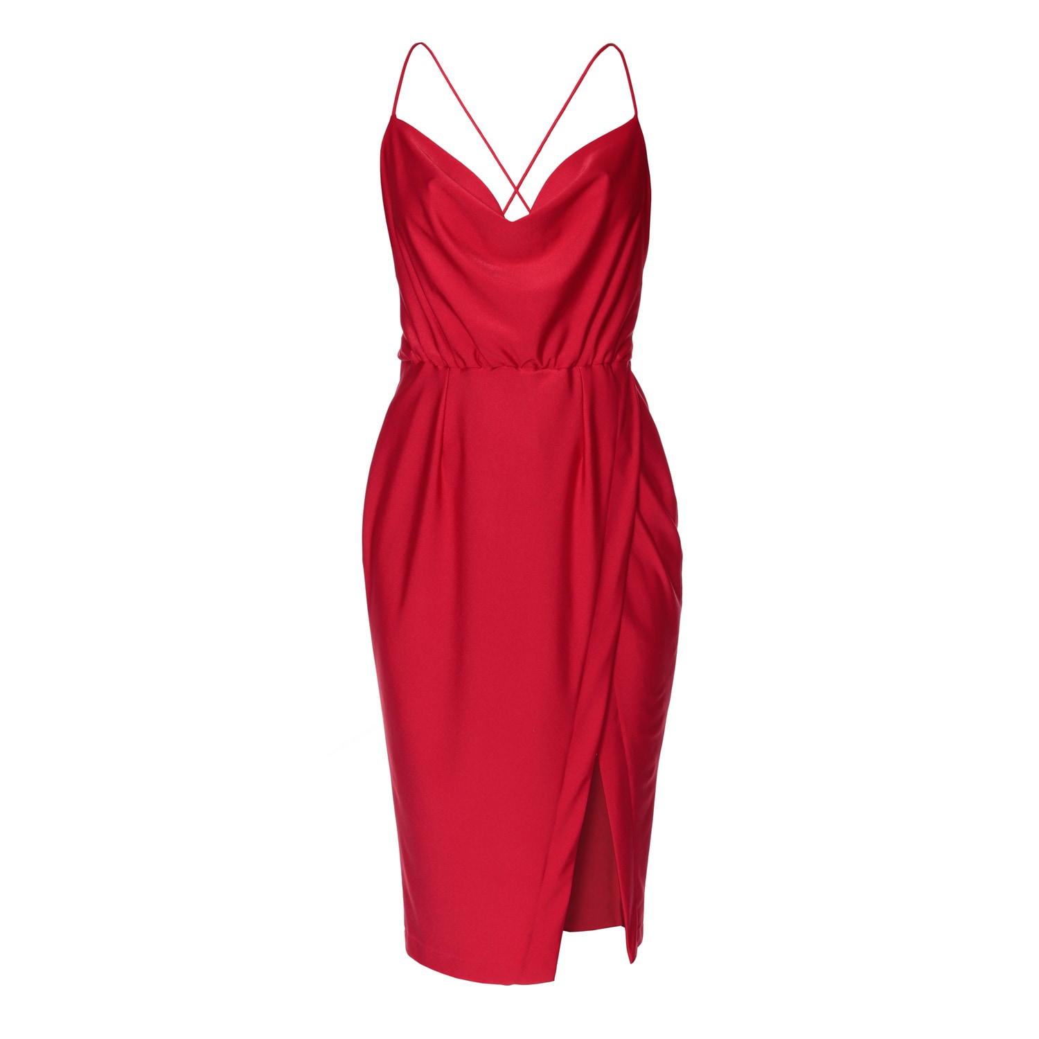 Aggi Women's Kim Red Midi Dress