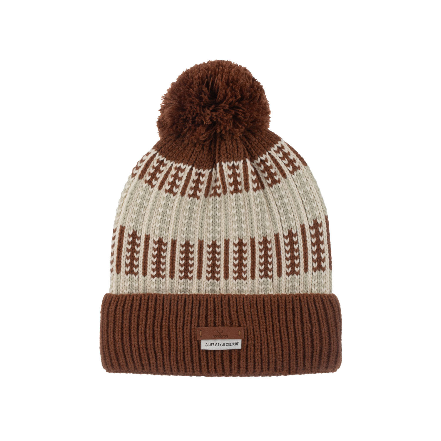 Nordbron Women's Ethner Brown  Beanie