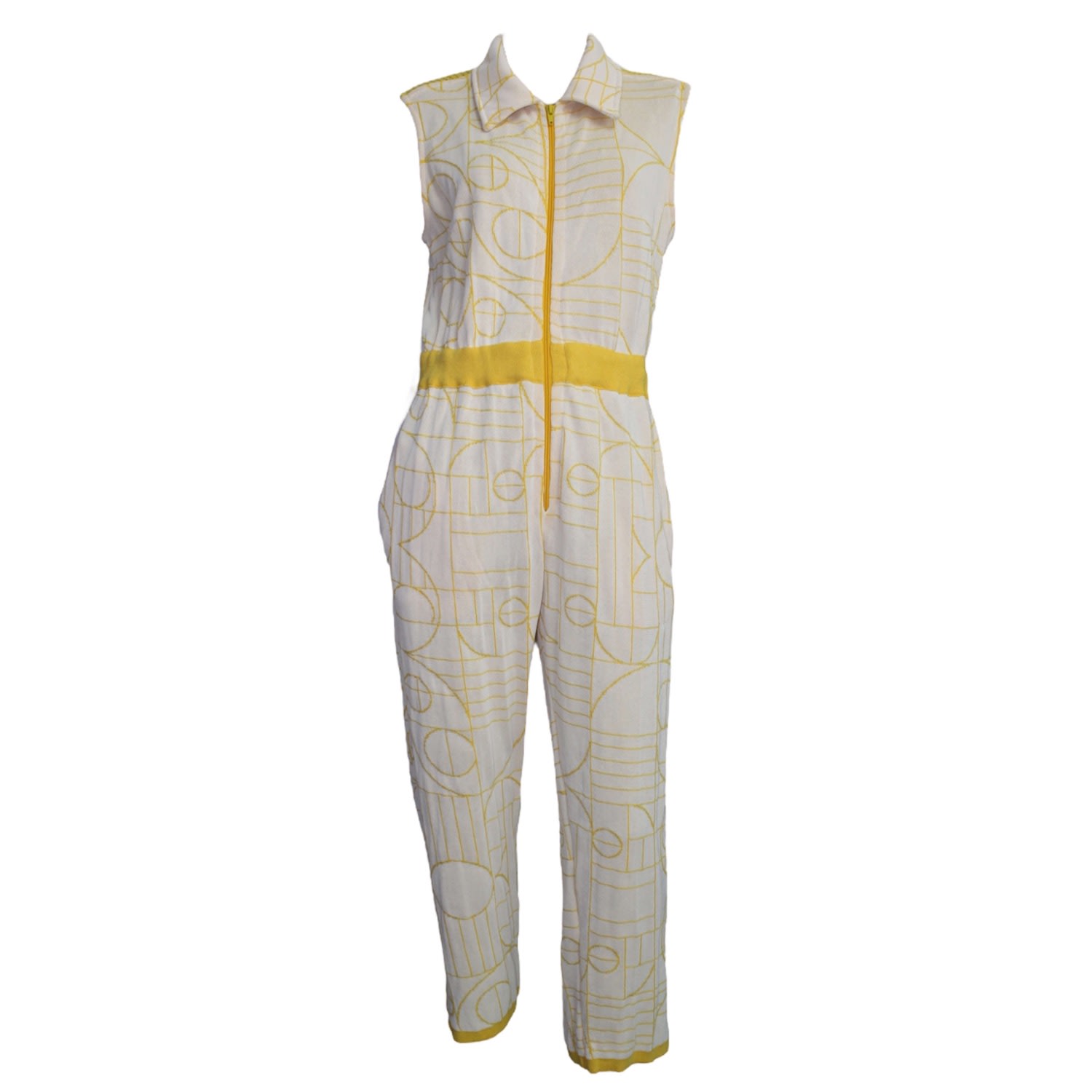 Maria Aristidou Women's White / Yellow Play Jumpsuit – White, Yellow In Multi