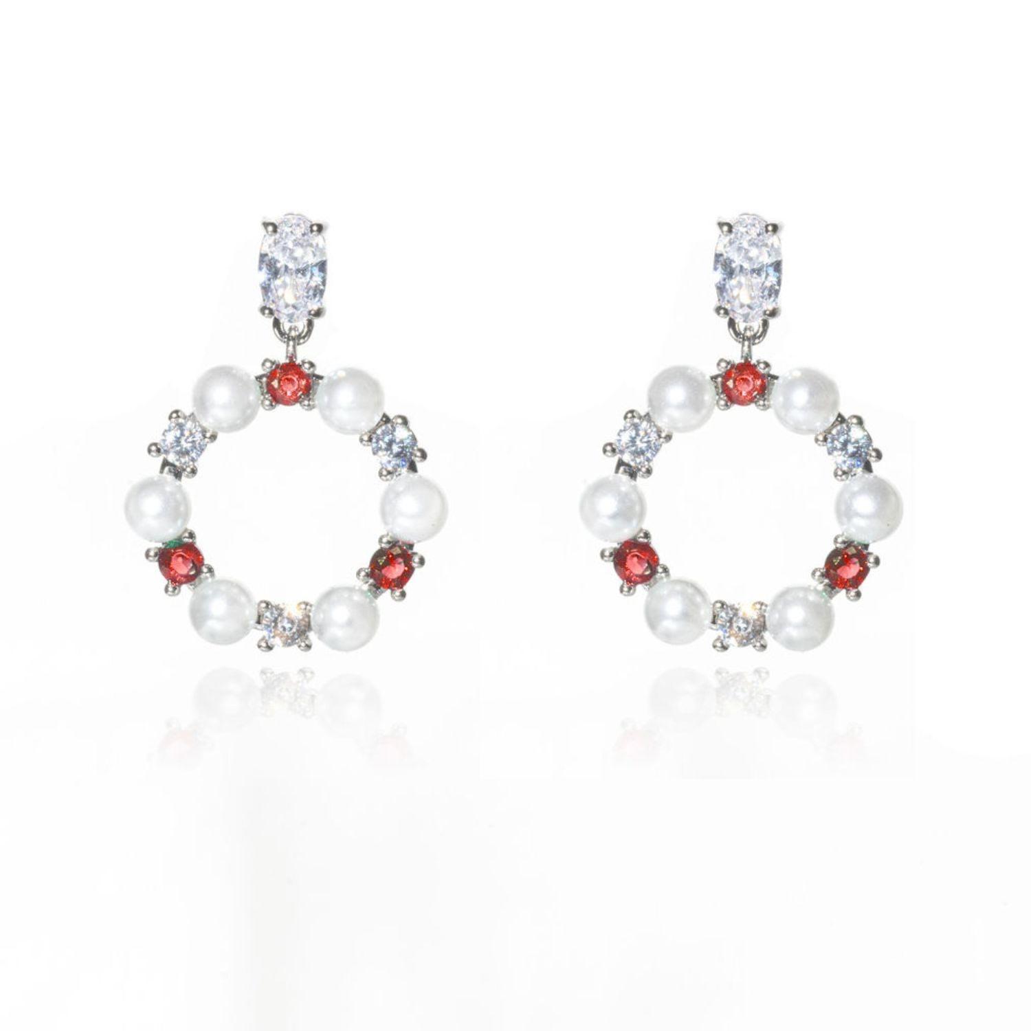 Women’s Red Reagan Earrings House of Elliott