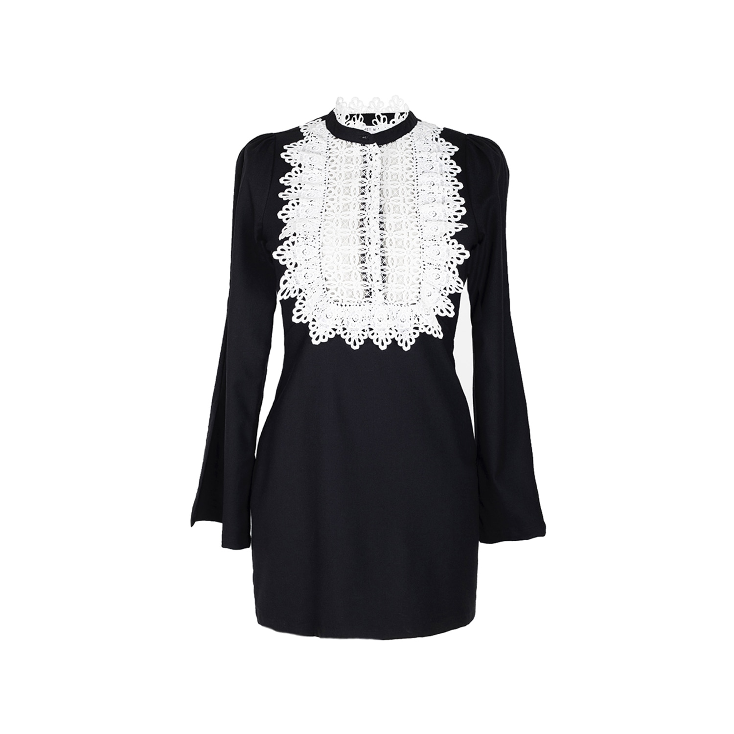 Shop Secret Mission Women's Black Dolores Dress - Wool Lycra