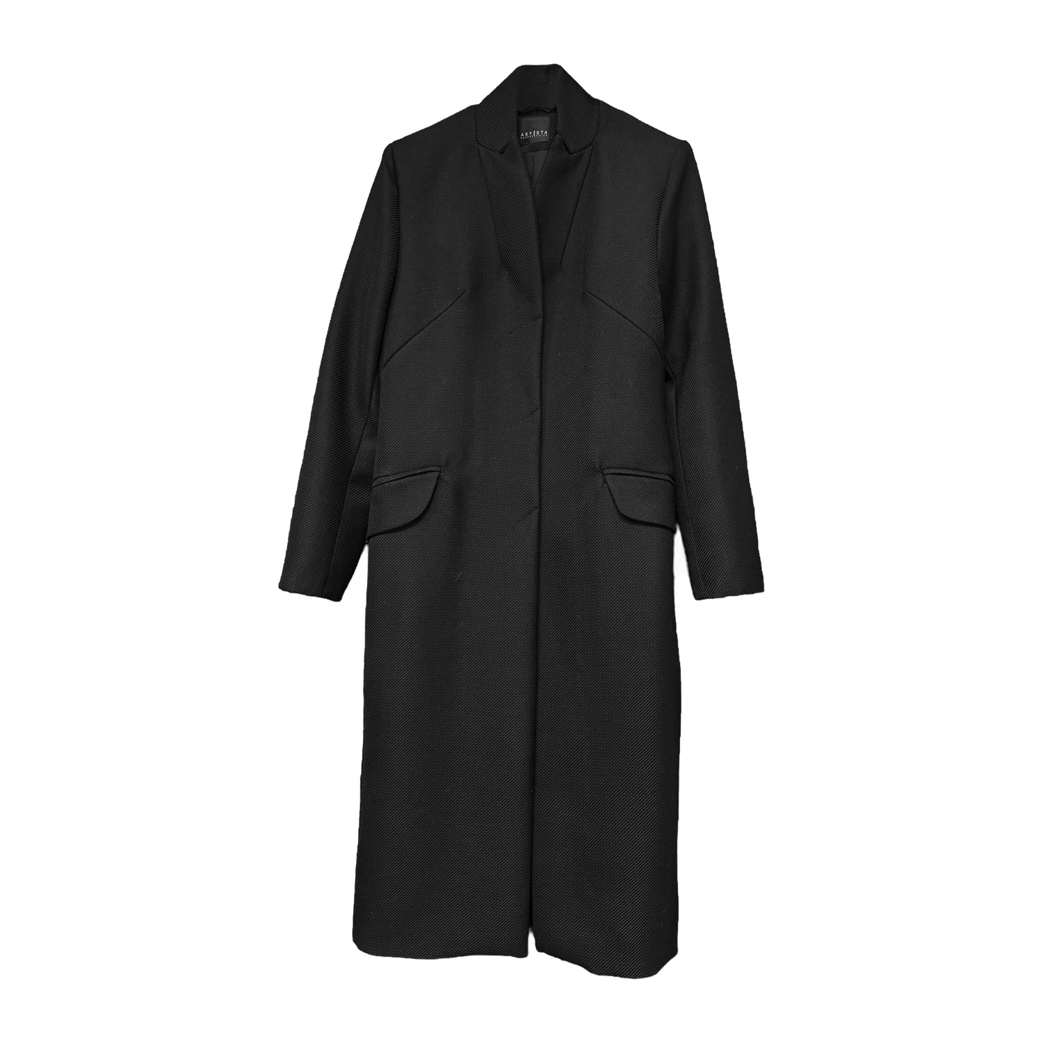 Artista Women's Black Body Coat In Black