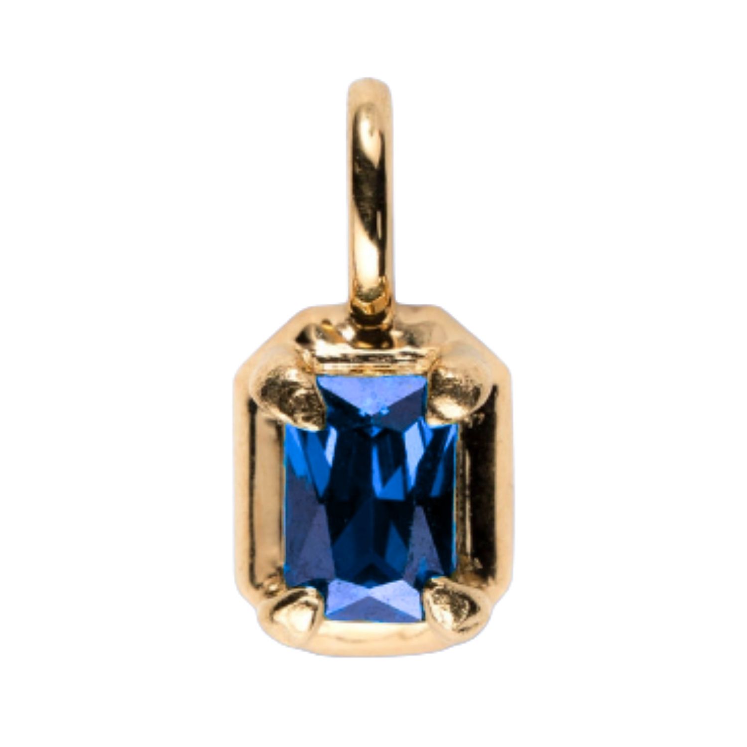 Women's Blue Sapphire Birthstone Charm | Belinda Jewelz