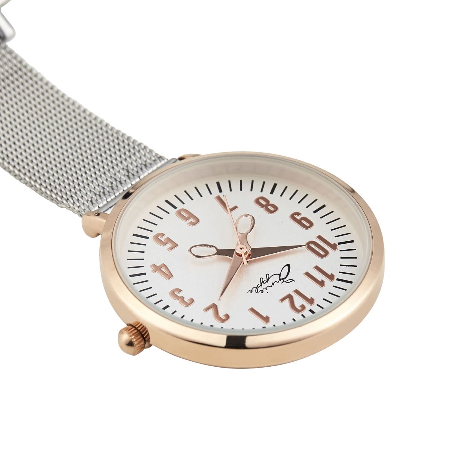 rose gold fob watch