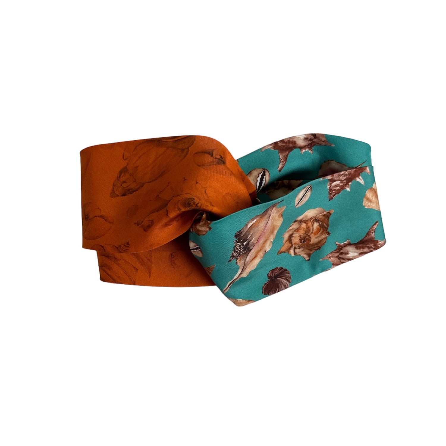Suki Wang London Women's The Story Of Seashell - Printed Headband In White