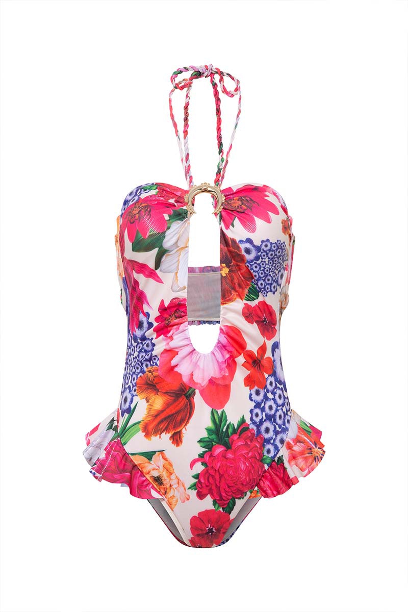 LUNA B WOMEN'S ONE-PIECE GISELLE SWIMSUIT – ECRU