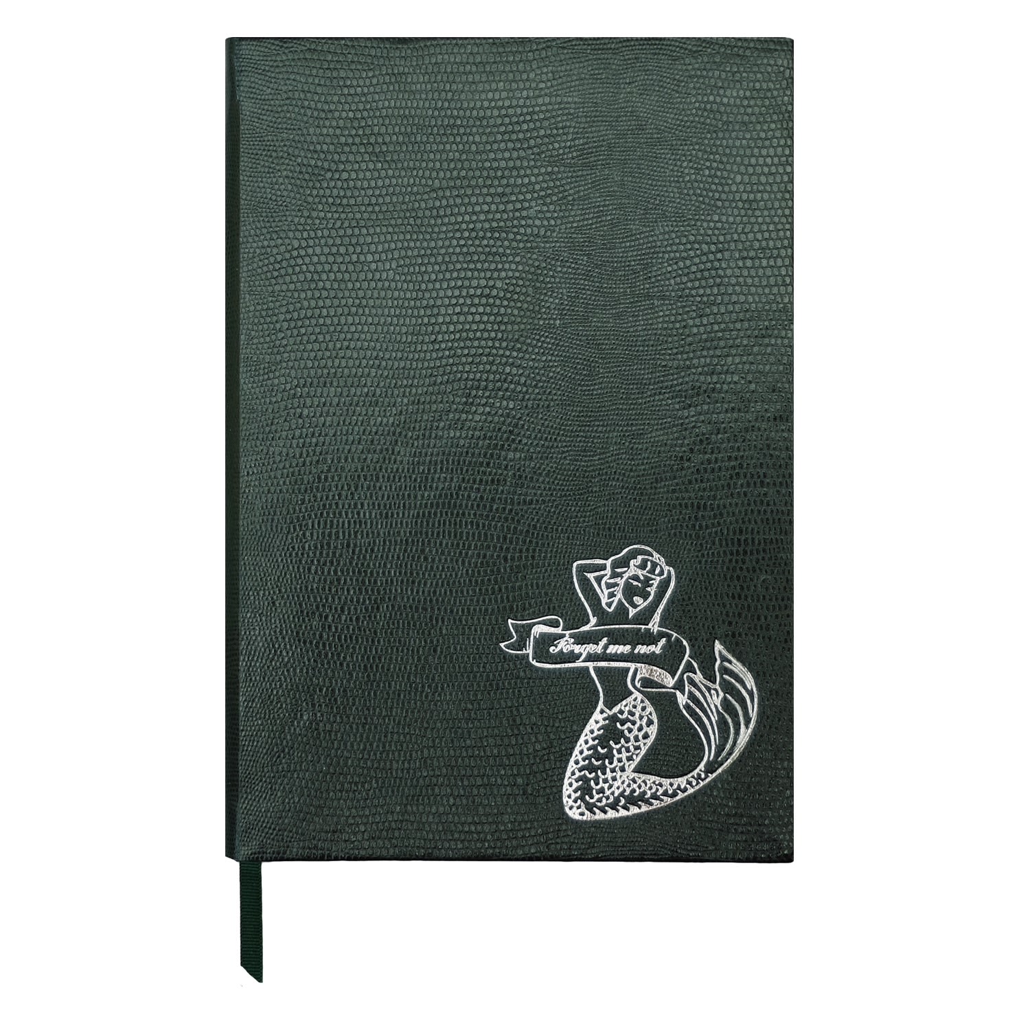 Green Tattoo Notebook Mermaid Forget Me Not Sloane Stationery