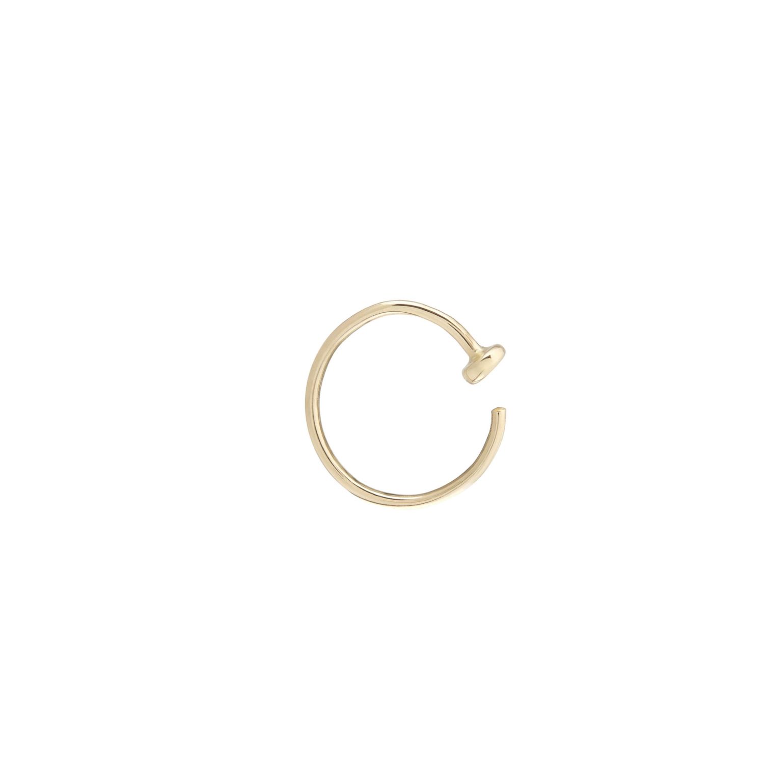 Women’s Mini Nose Ring 9K Gold Zohreh V. Jewellery