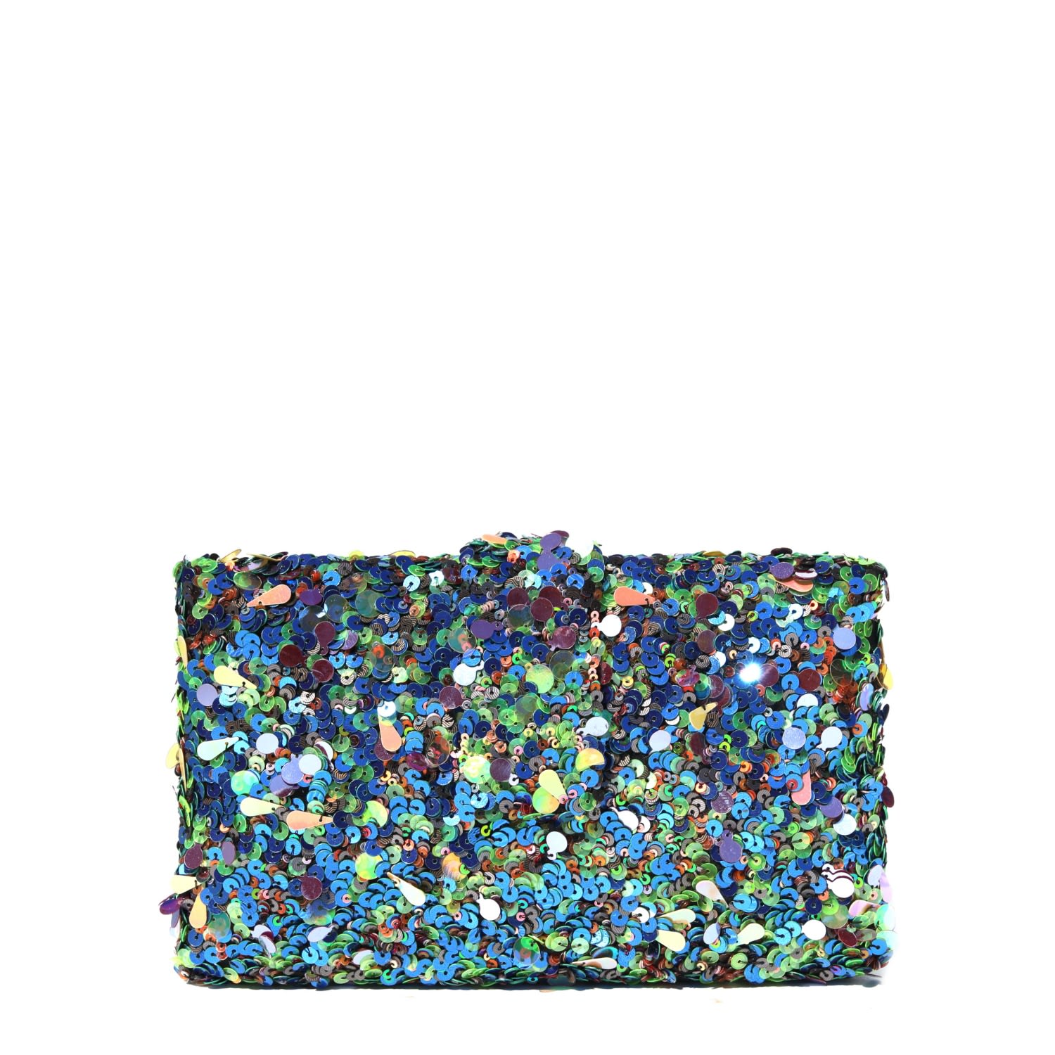 Women’s Green / Blue Peacock Clutch Simitri