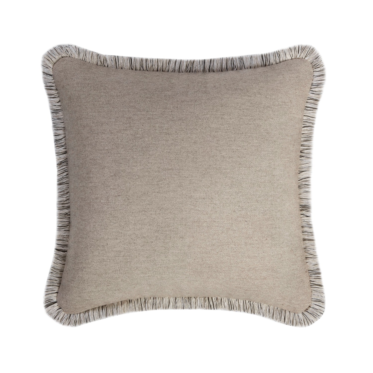 Neutrals Artic Wool Cushion - Light Beige Lo Decor