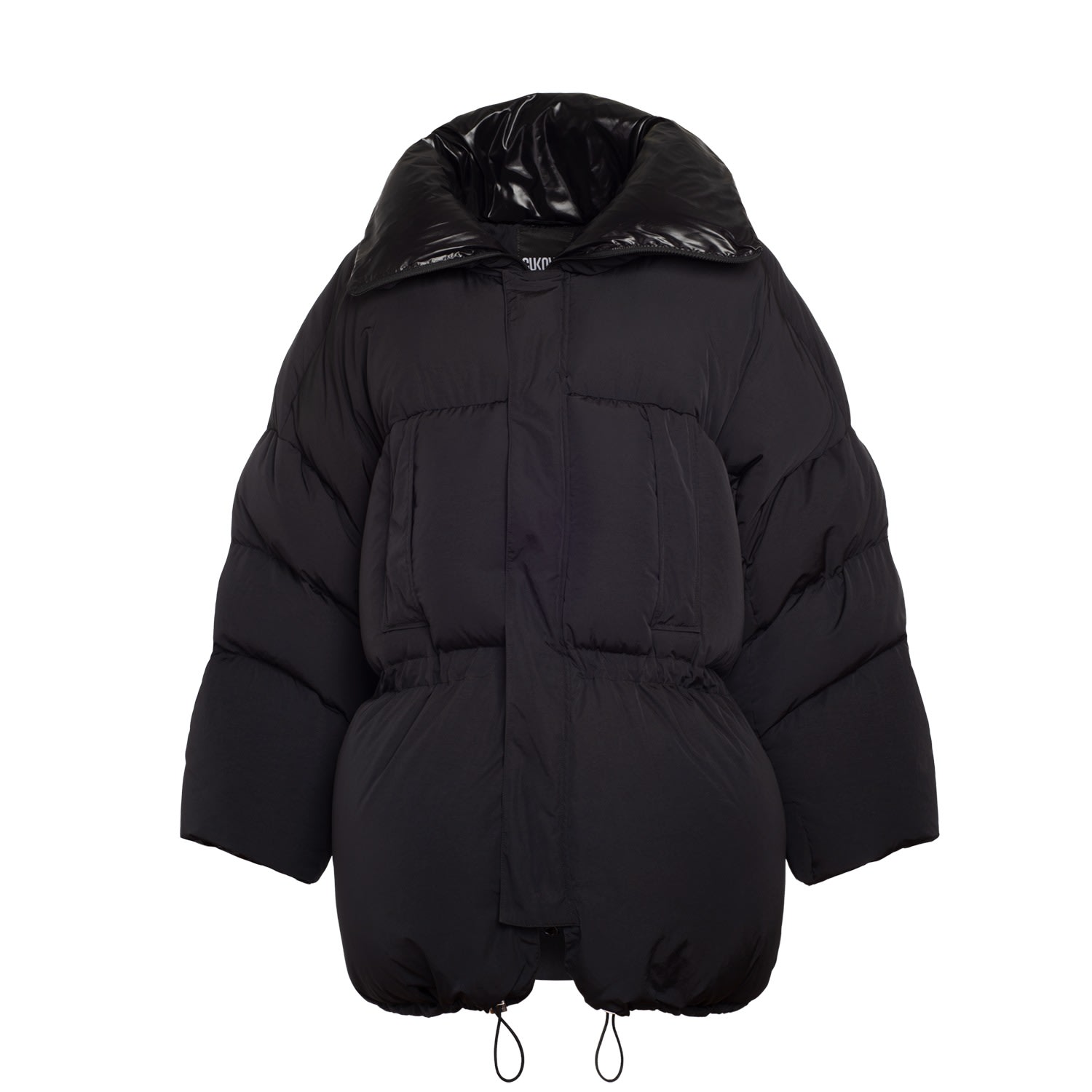 Women’s Lex Down Feather Puffer Parka-Black Medium Cukovy