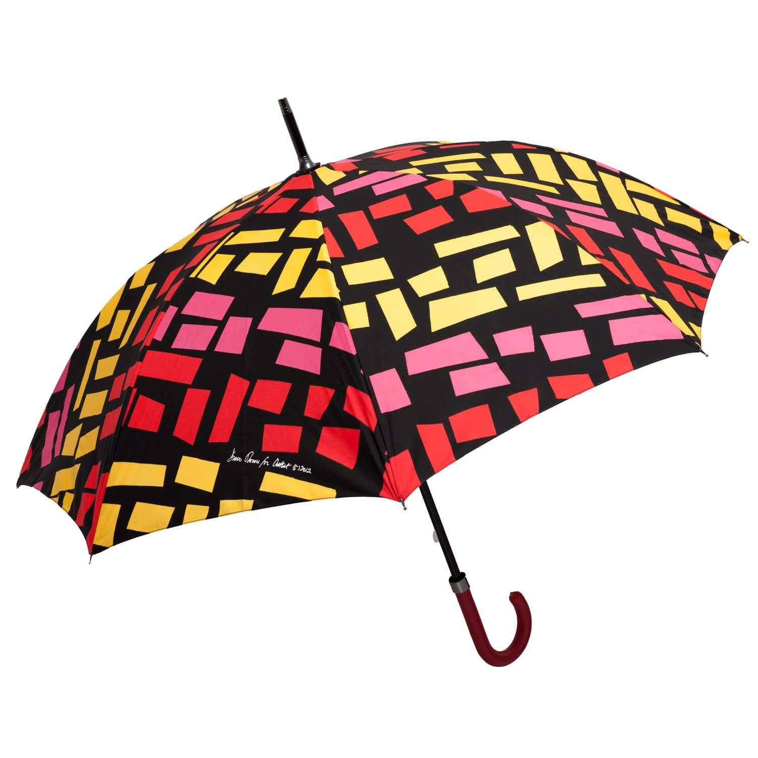 Multi Coloured Umbrella Plinth Wolf Badger